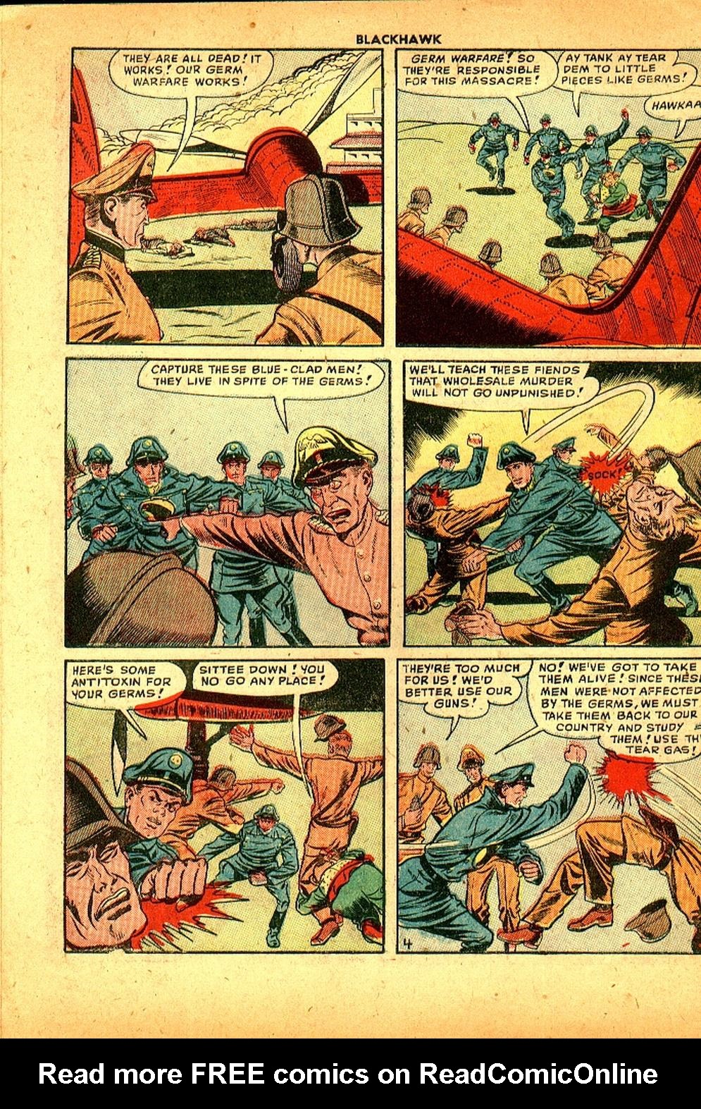 Read online Blackhawk (1957) comic -  Issue #28 - 6