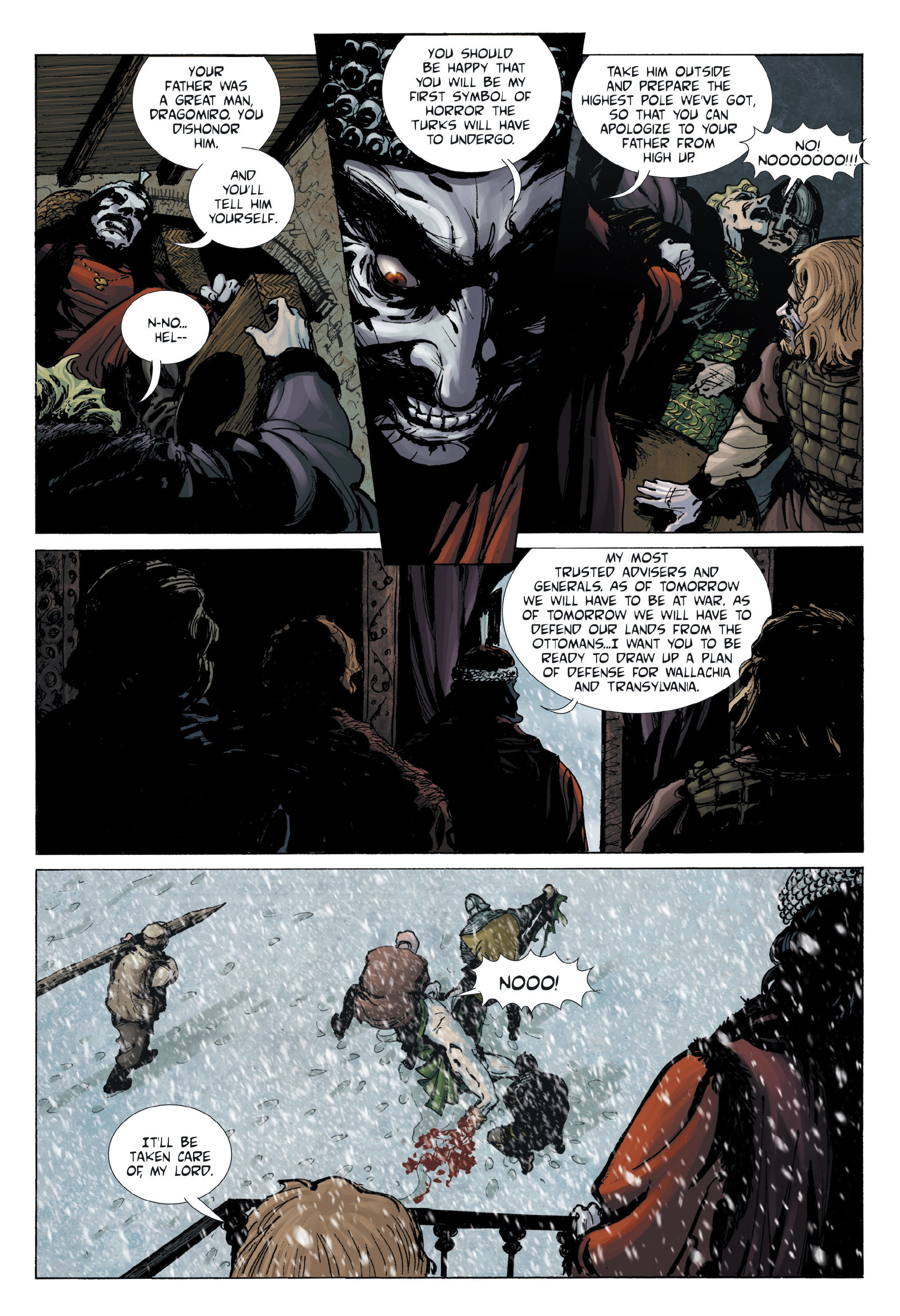 Read online Voivod: The True Story of Vlad the Impaler comic -  Issue # TPB - 125