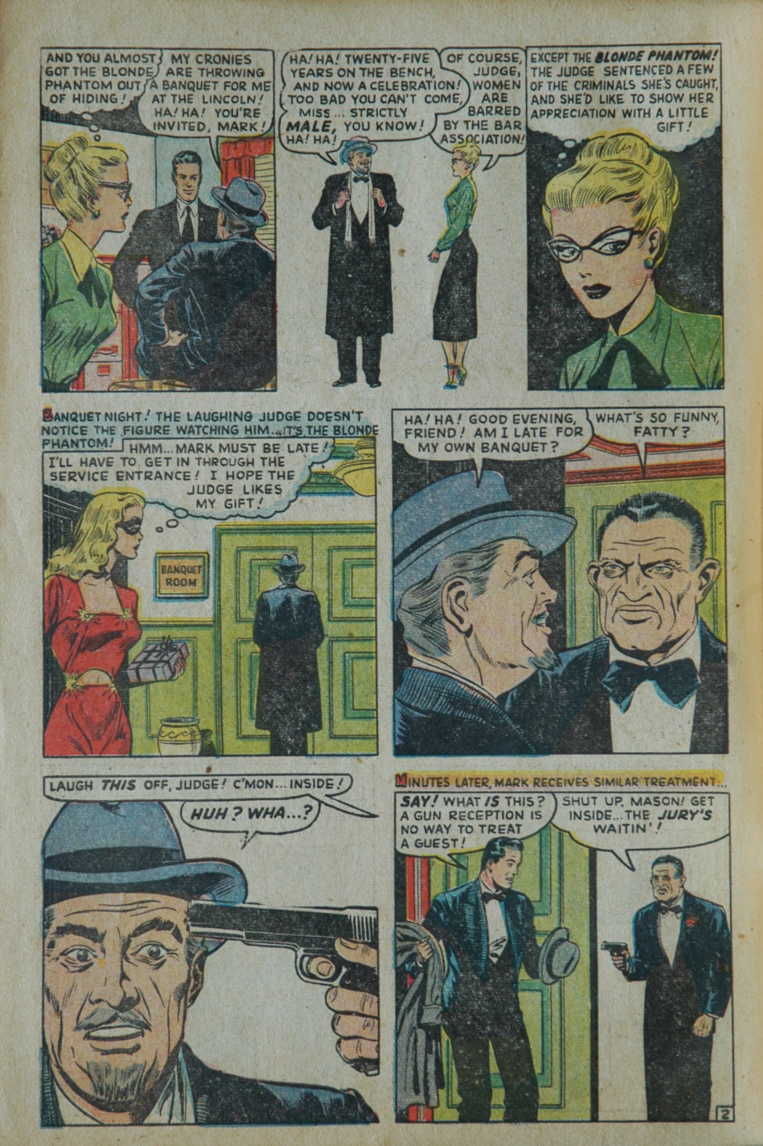 Read online Blonde Phantom Comics comic -  Issue #20 - 4