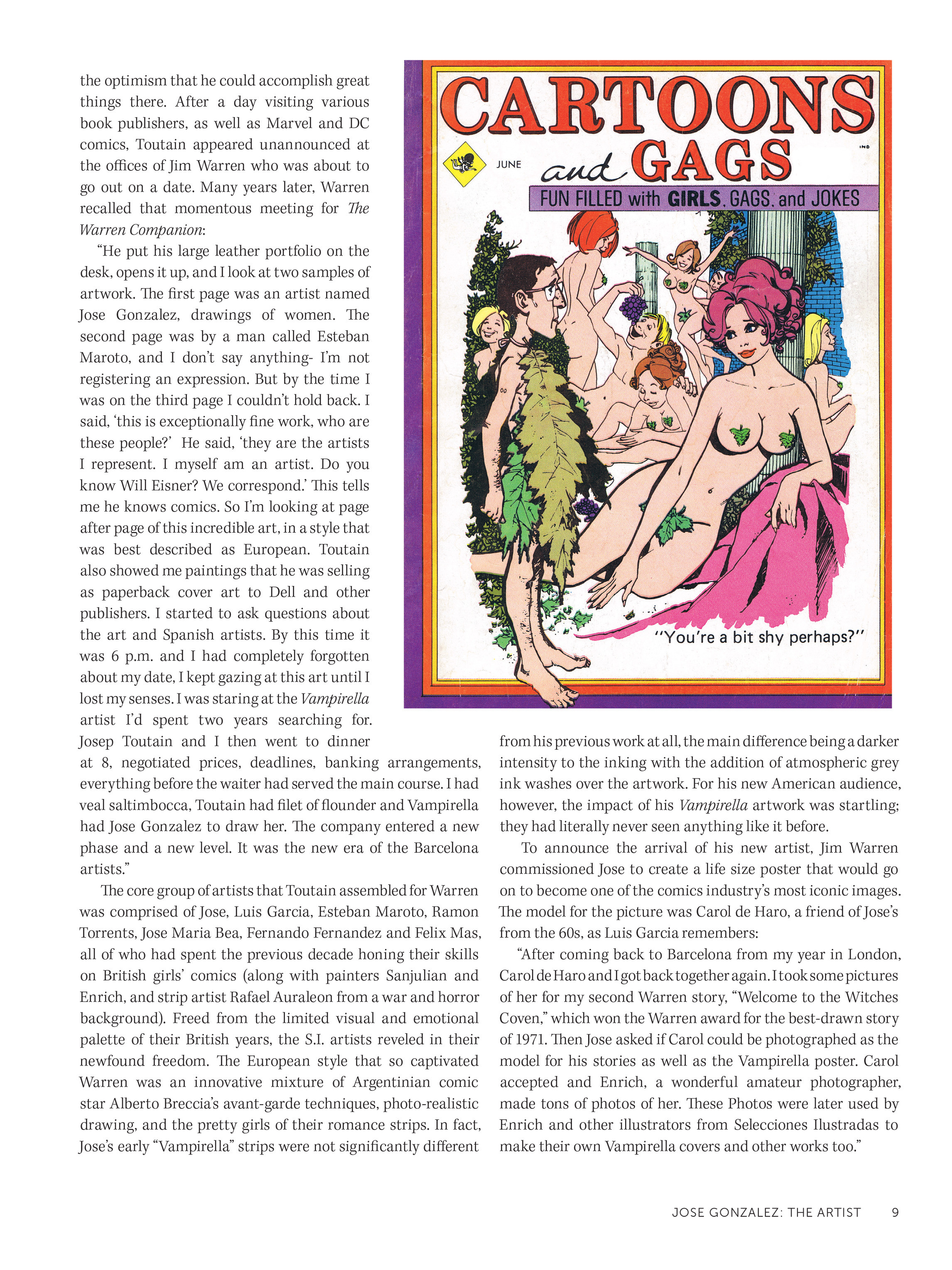 Read online The Art of Jose Gonzalez comic -  Issue # TPB (Part 1) - 10