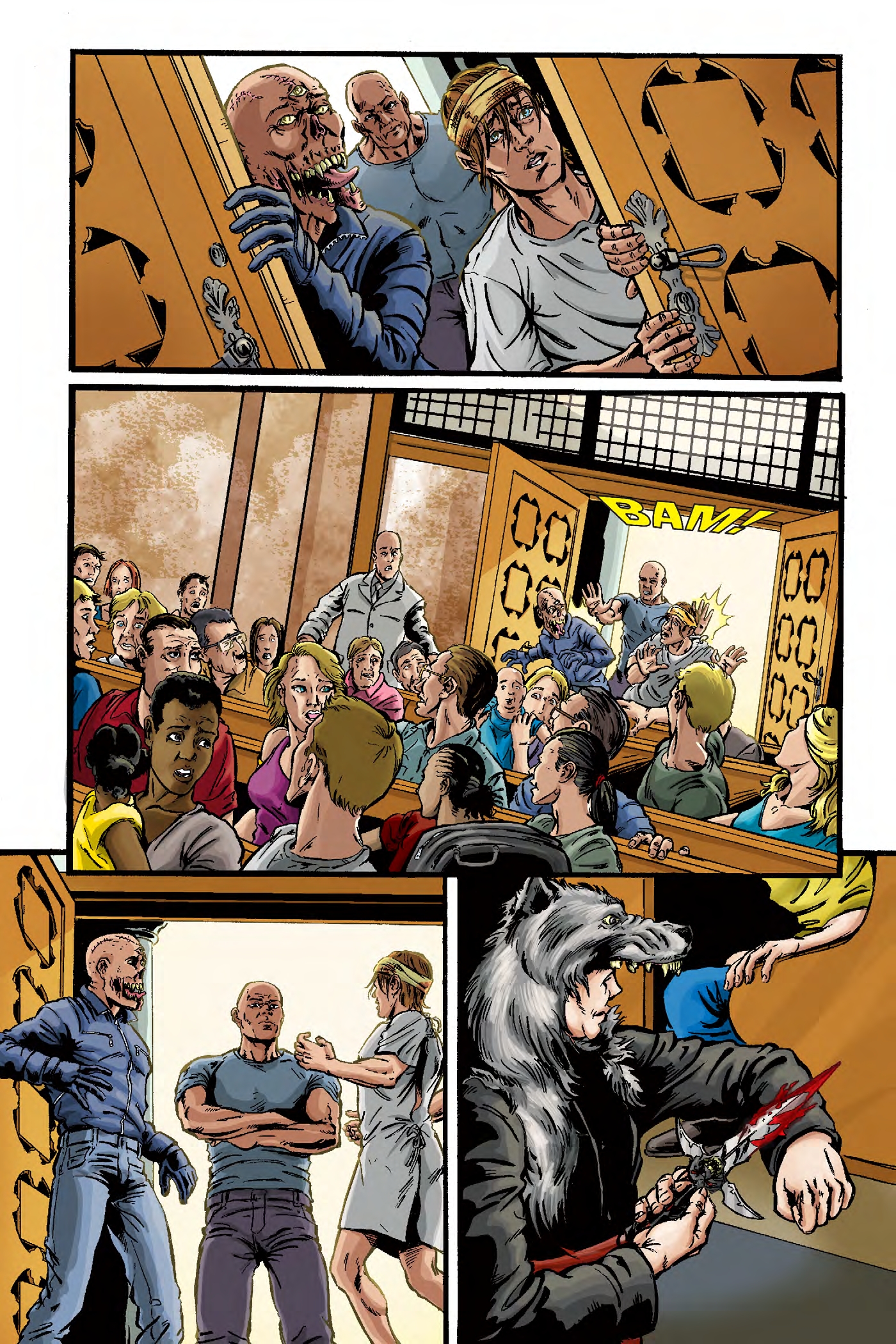 Read online Nazi Werewolves from Outer Space comic -  Issue #4 - 25