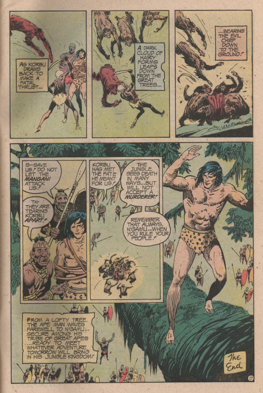 Read online Tarzan (1972) comic -  Issue #239 - 18