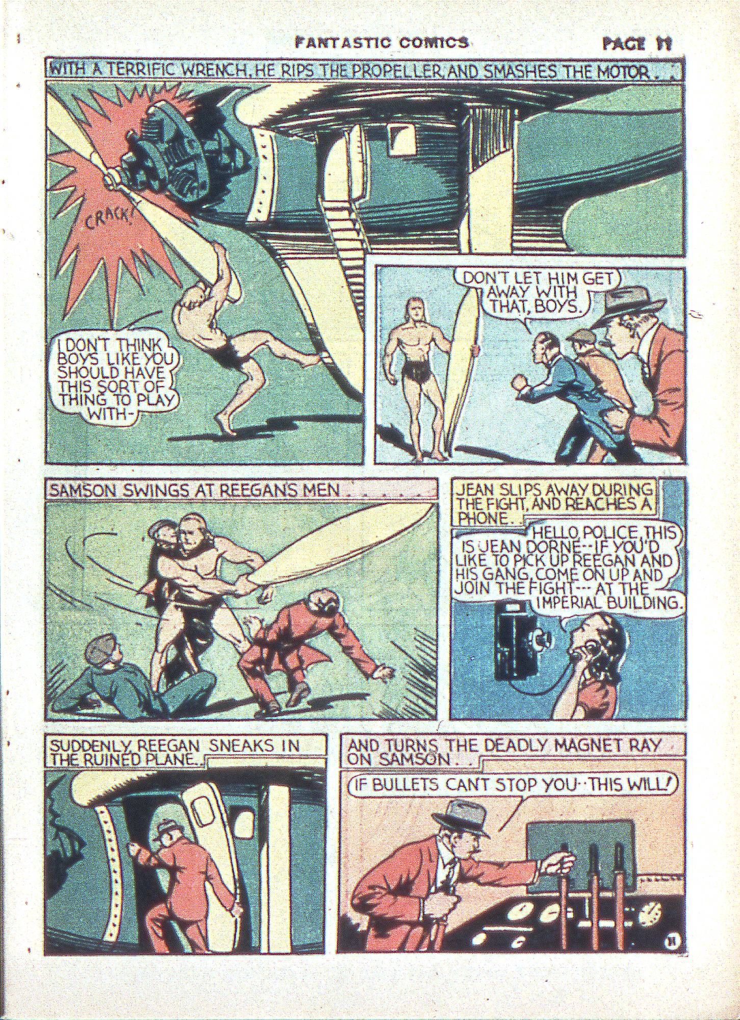 Read online Fantastic Comics comic -  Issue #3 - 14