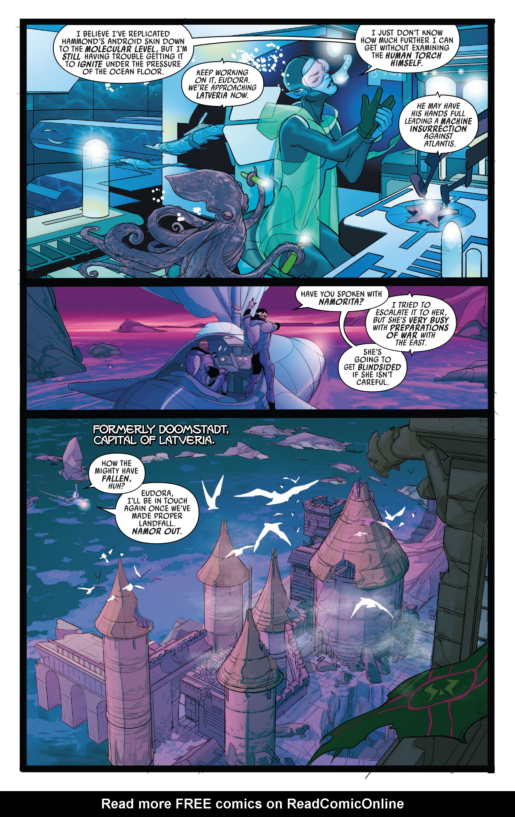 Read online Namor The Sub-Mariner (2022) comic -  Issue #3 - 4