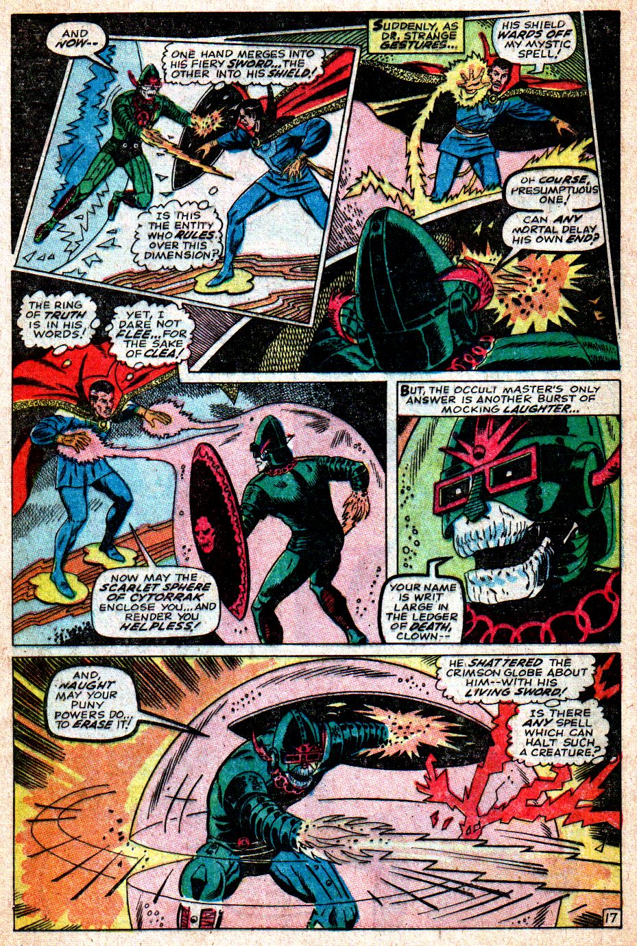 Read online Marvel Masterworks: Doctor Strange comic -  Issue # TPB 3 - 61