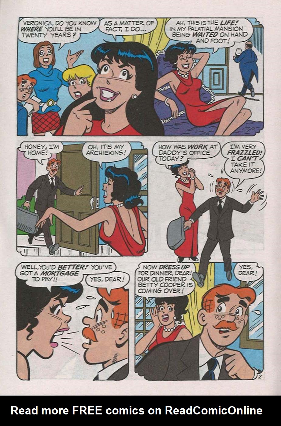 Read online Betty and Veronica Double Digest comic -  Issue #217 - 156