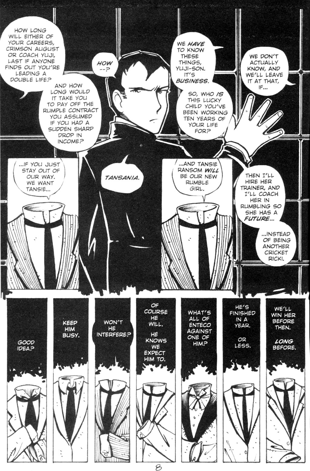 Read online Rumble Girls: Silky Warrior Tansie comic -  Issue #2 - 9