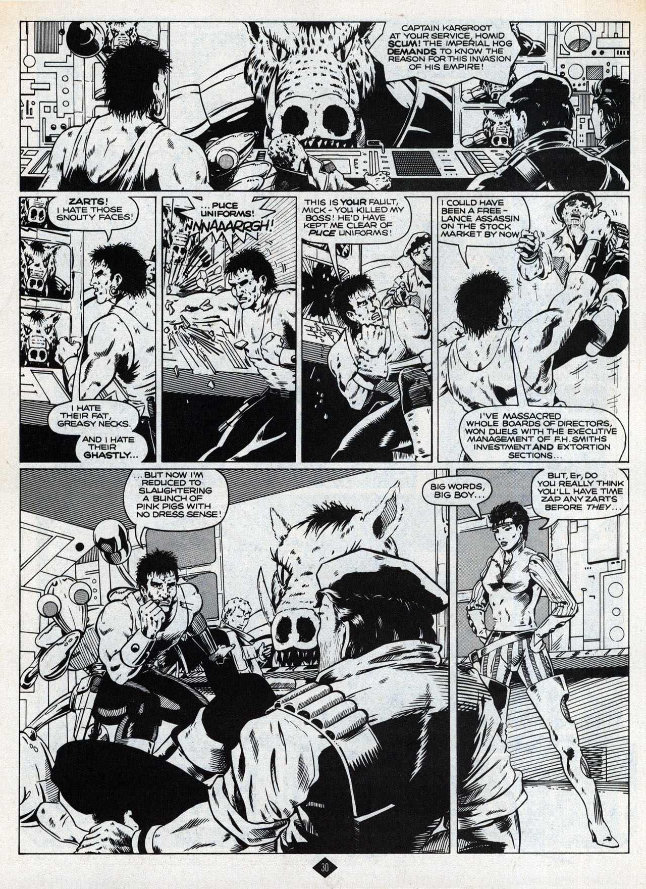Read online Captain Britain (1985) comic -  Issue #6 - 30