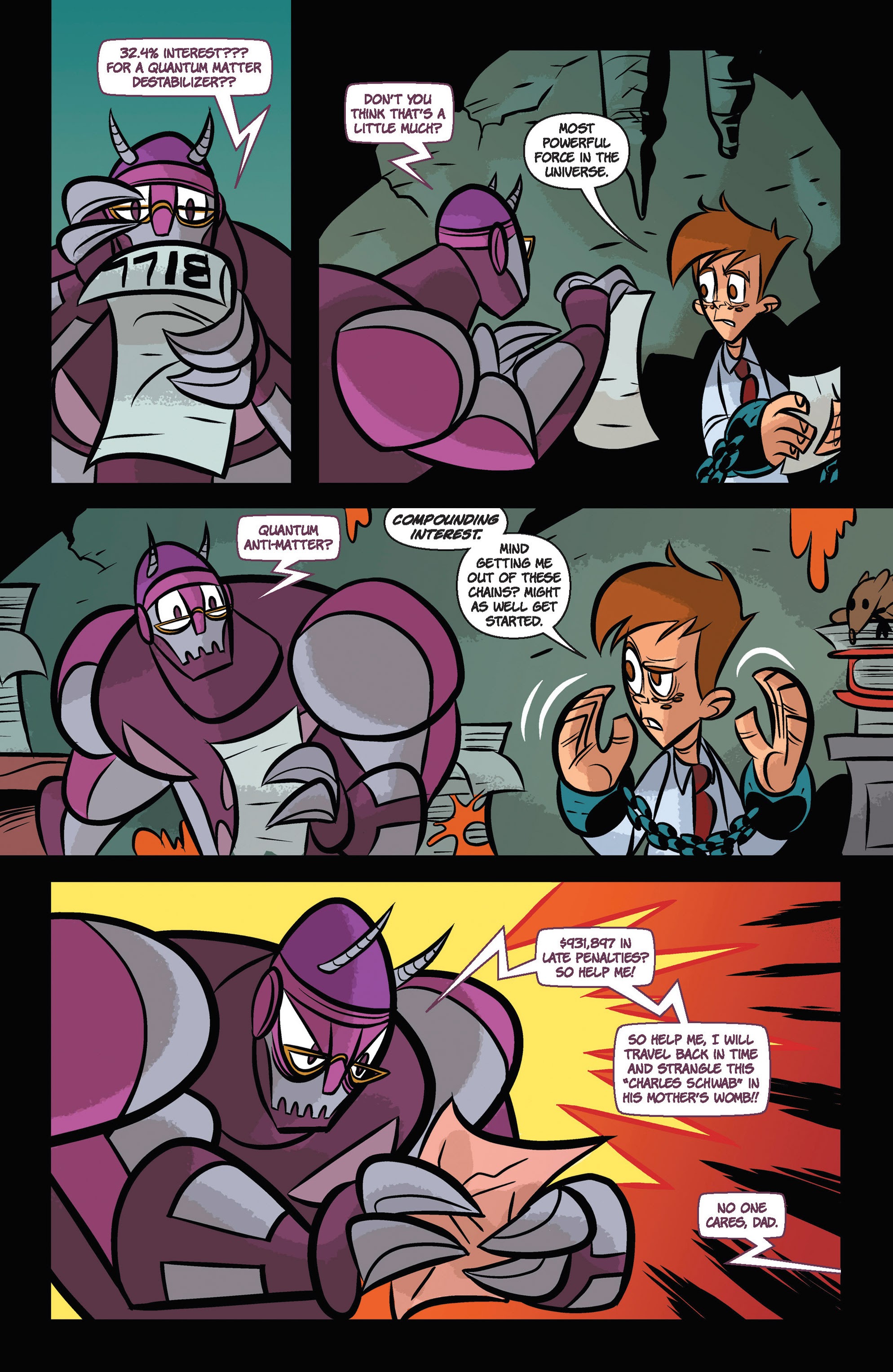 Read online Super Human Resources comic -  Issue #3 - 9