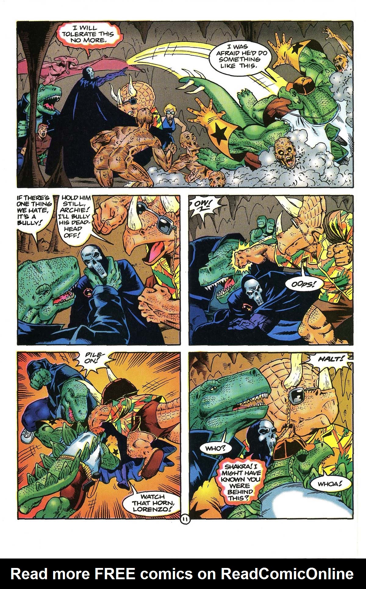 Read online Dinosaurs For Hire comic -  Issue #8 - 13