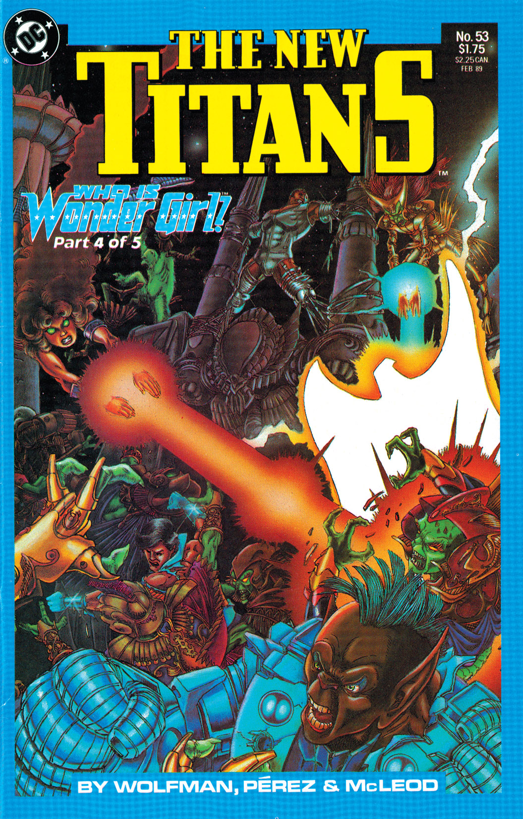 Read online The New Titans (1988) comic -  Issue #53 - 1