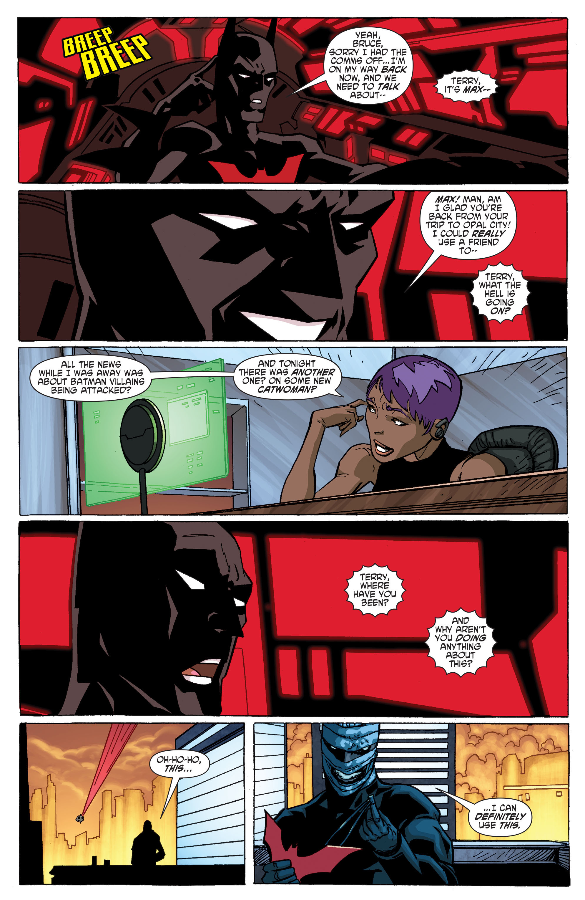Read online Batman Beyond (2010) comic -  Issue # _TPB - 91