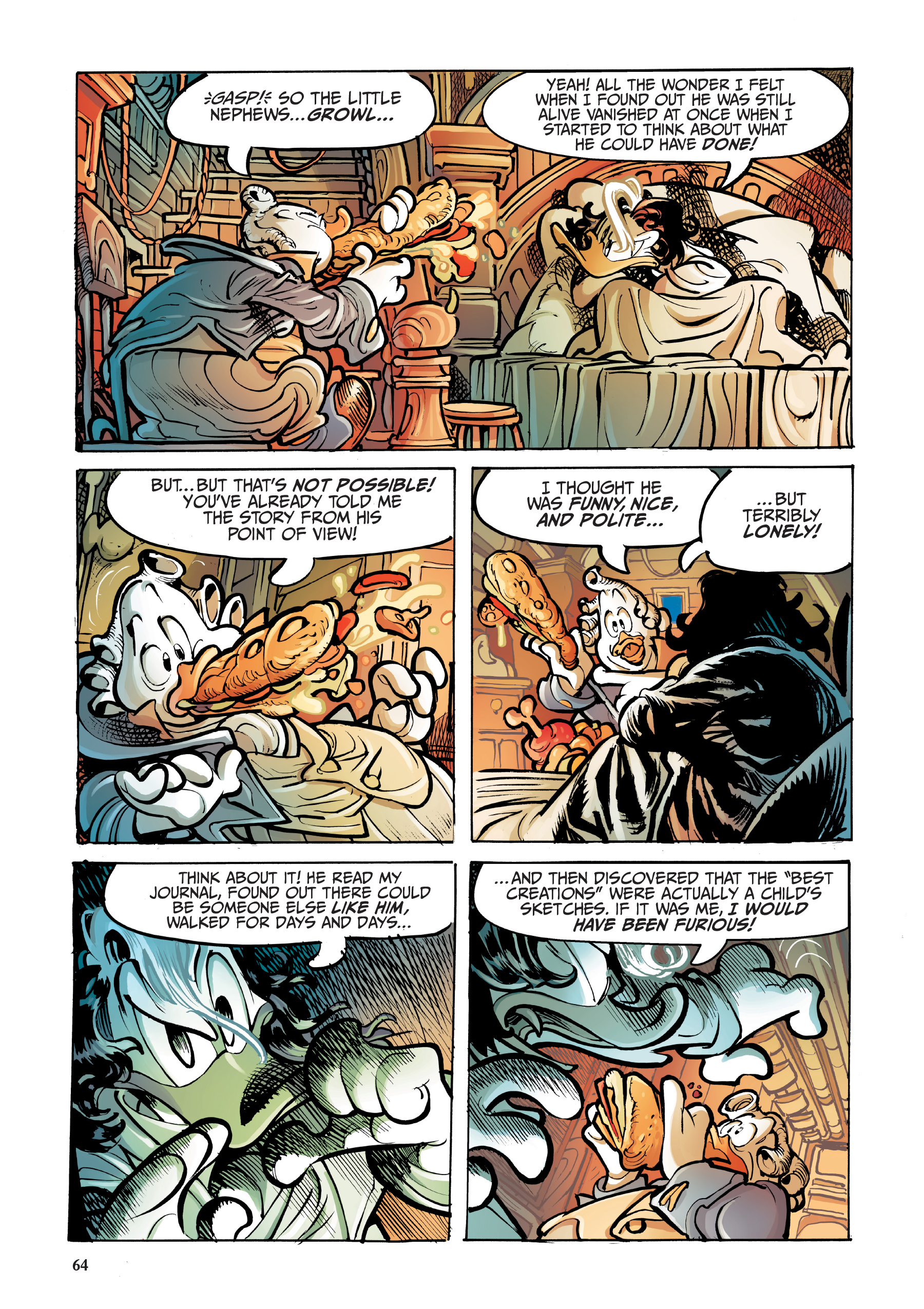 Read online Disney Frankenstein, Starring Donald Duck comic -  Issue # TPB - 64