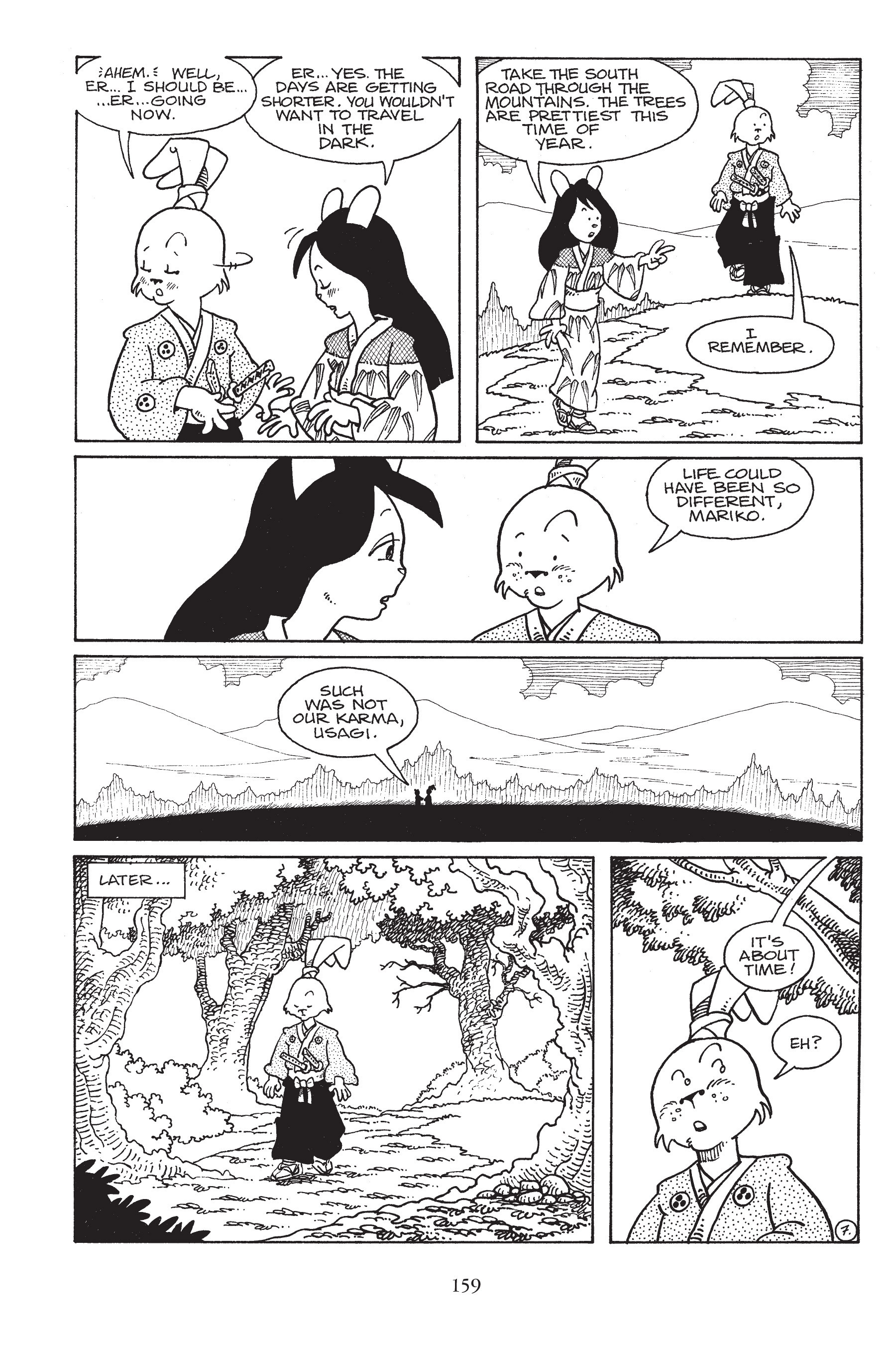 Read online Usagi Yojimbo (1987) comic -  Issue # _TPB 6 - 158