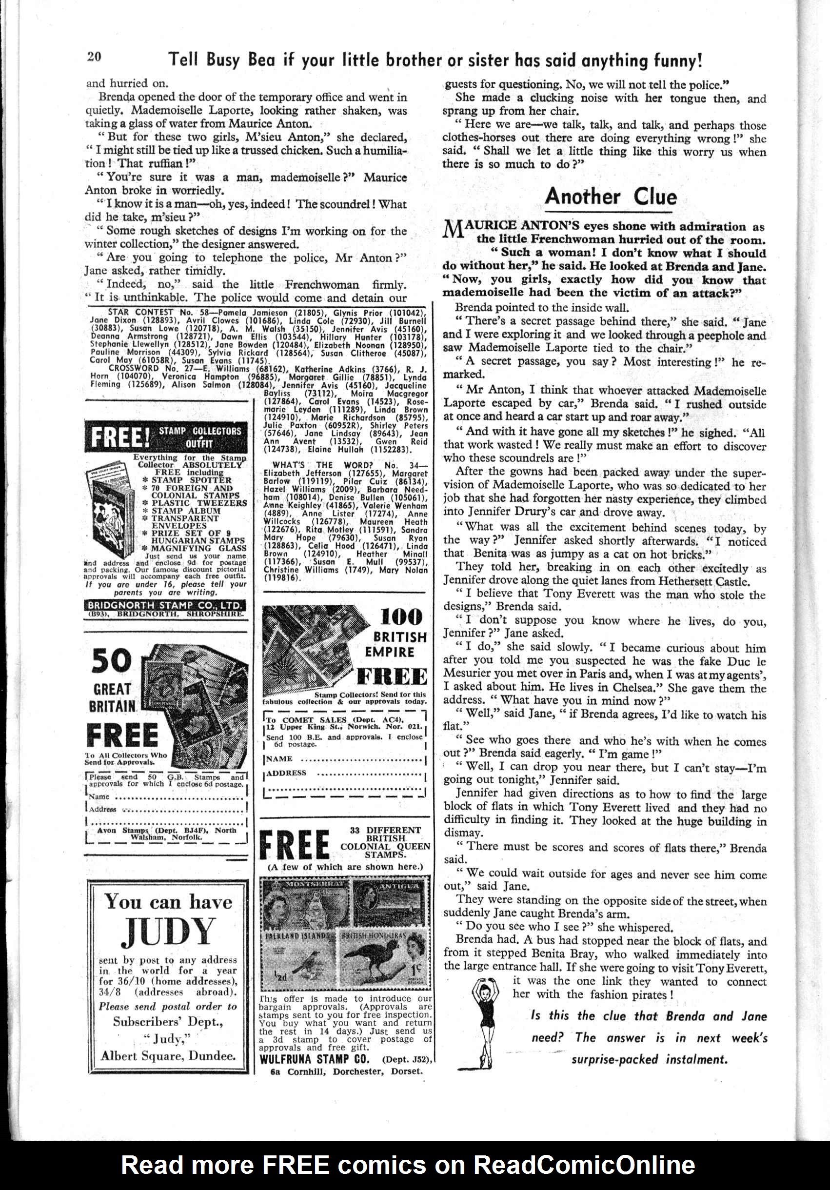 Read online Judy comic -  Issue #197 - 20