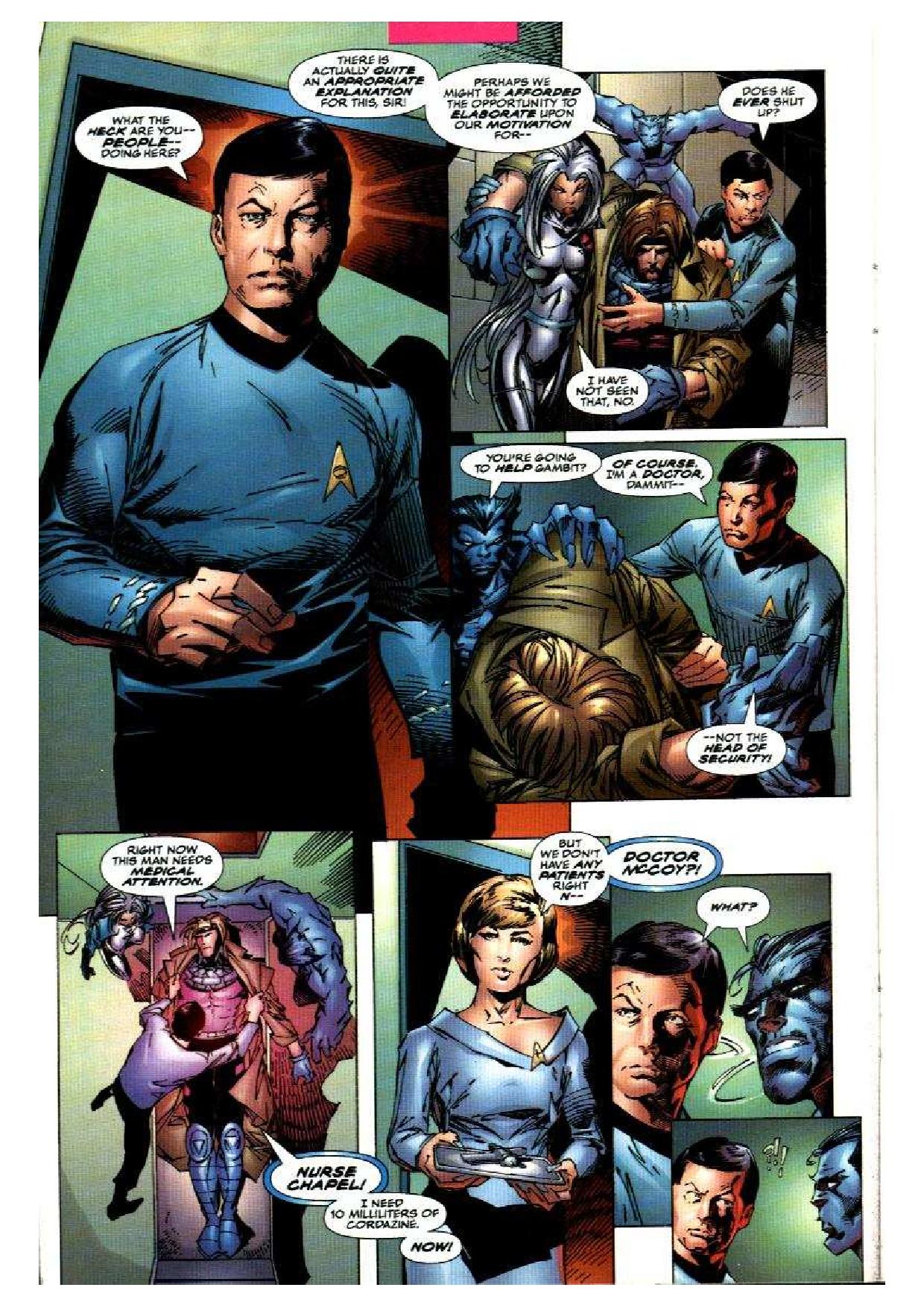 Read online Star Trek/X-Men comic -  Issue # Full - 16