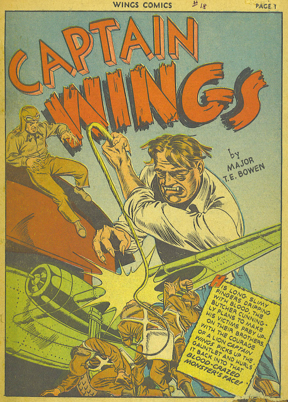 Read online Wings Comics comic -  Issue #18 - 2