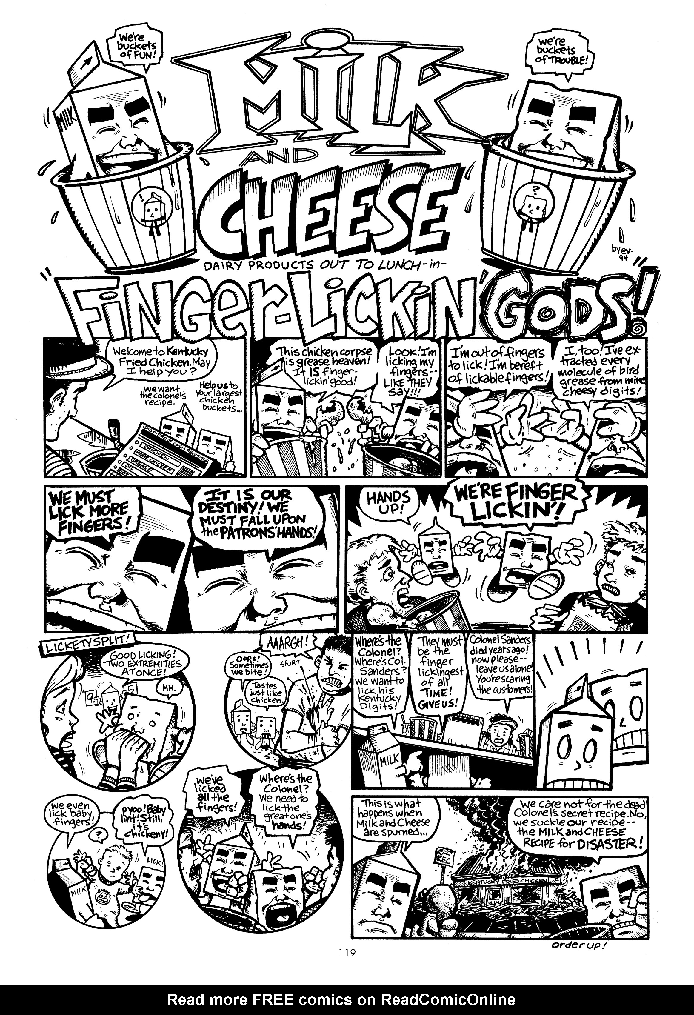 Read online Milk And Cheese: Dairy Products Gone Bad! comic -  Issue # Full - 121