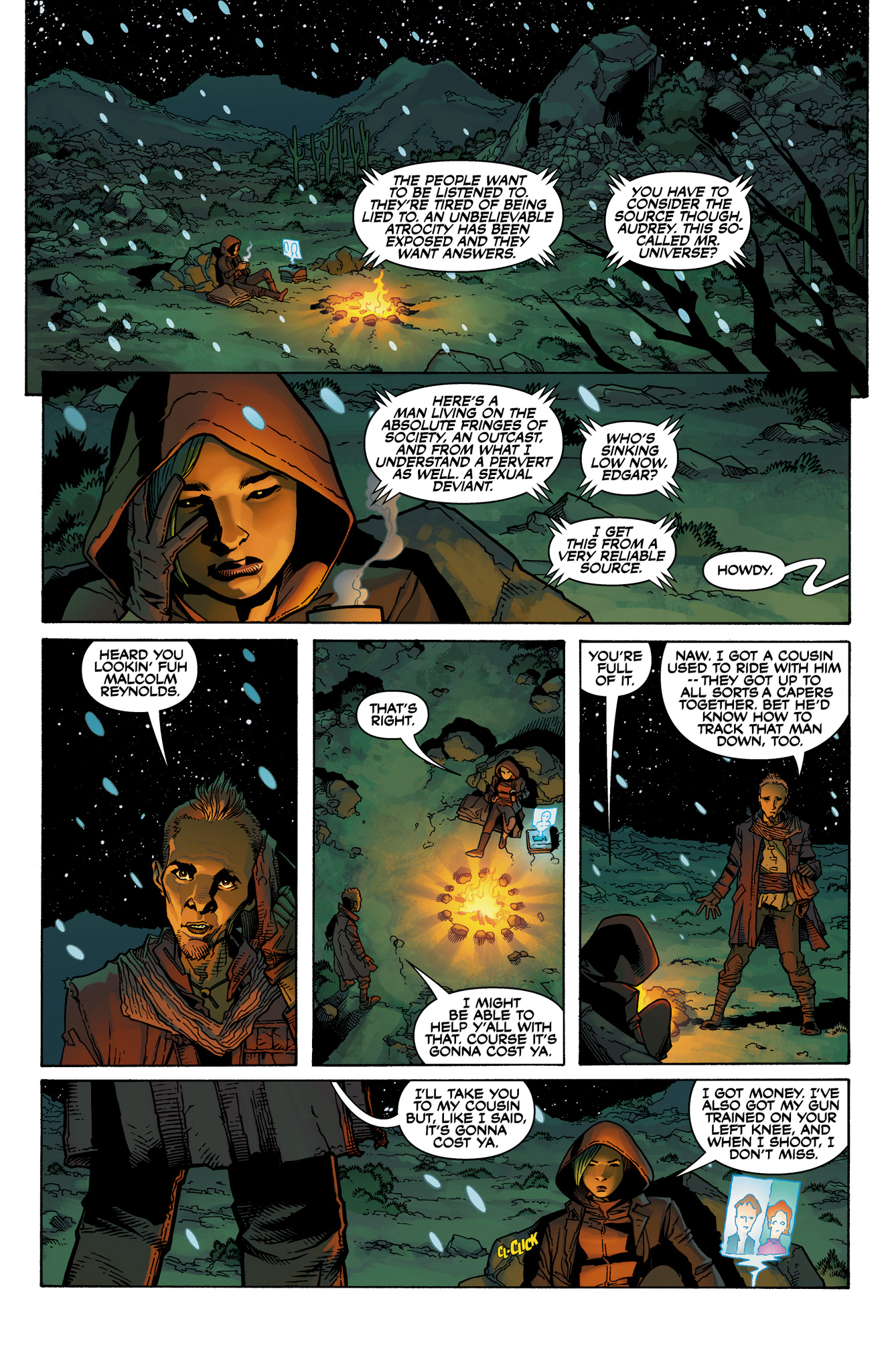 Read online Serenity: Firefly Class 03-K64  Leaves on the Wind comic -  Issue #1 - 9