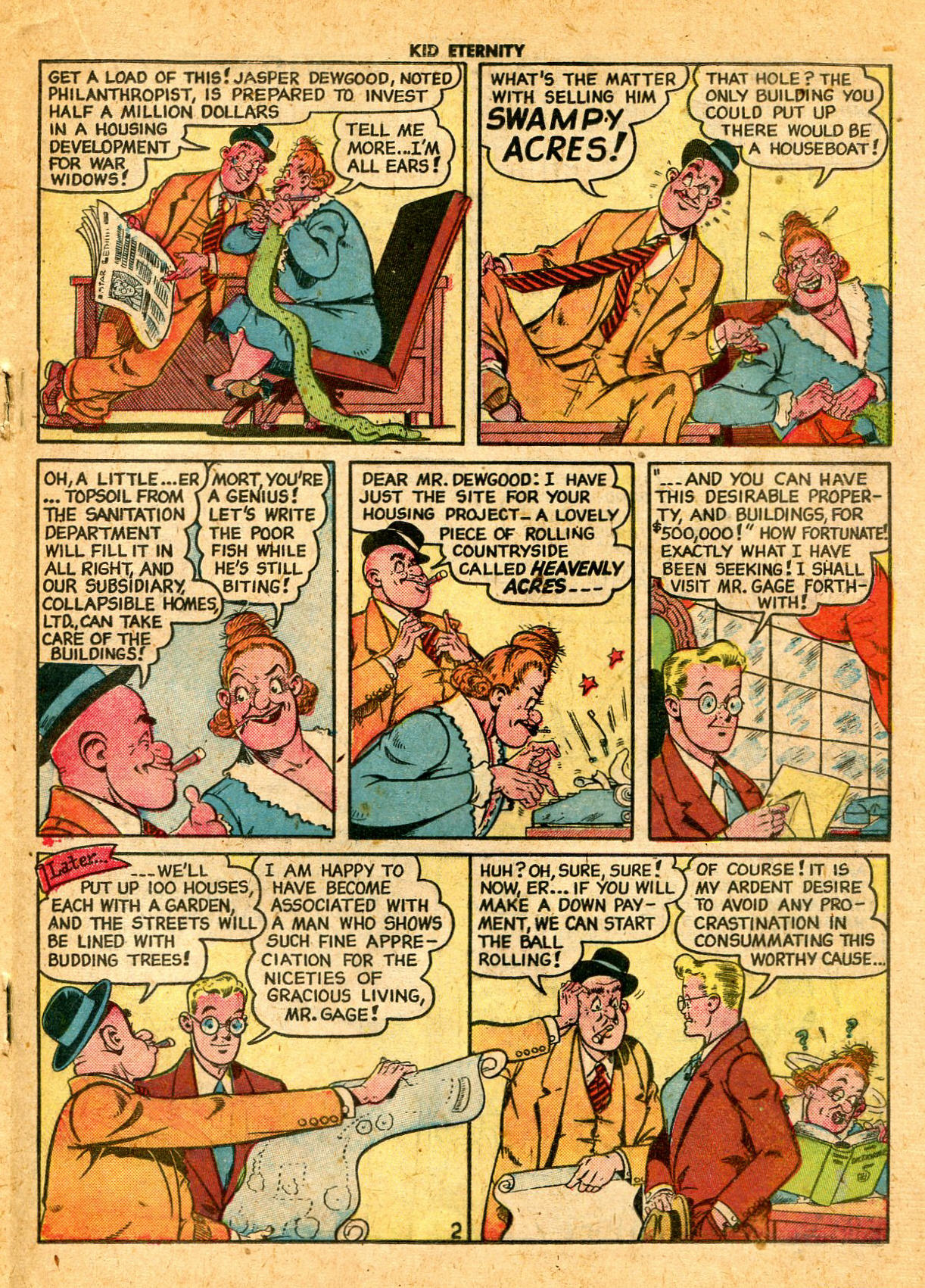 Read online Kid Eternity (1946) comic -  Issue #14 - 27