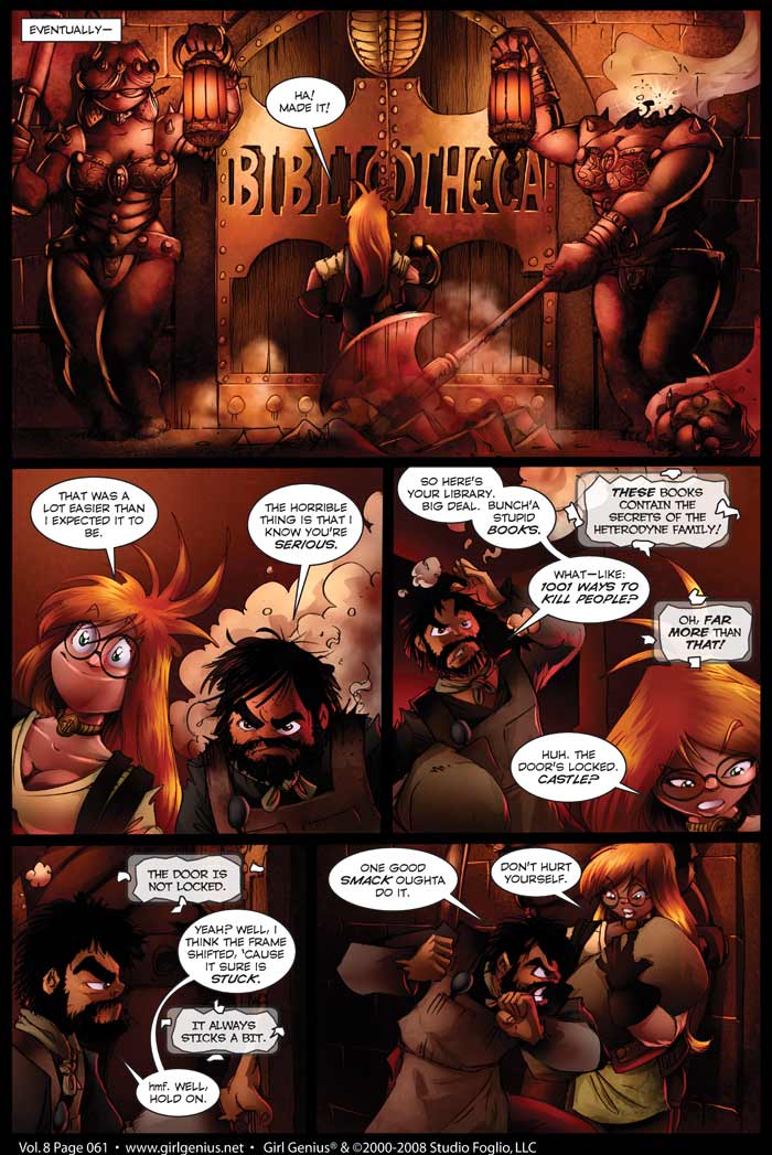 Read online Girl Genius (2002) comic -  Issue #8 - 62