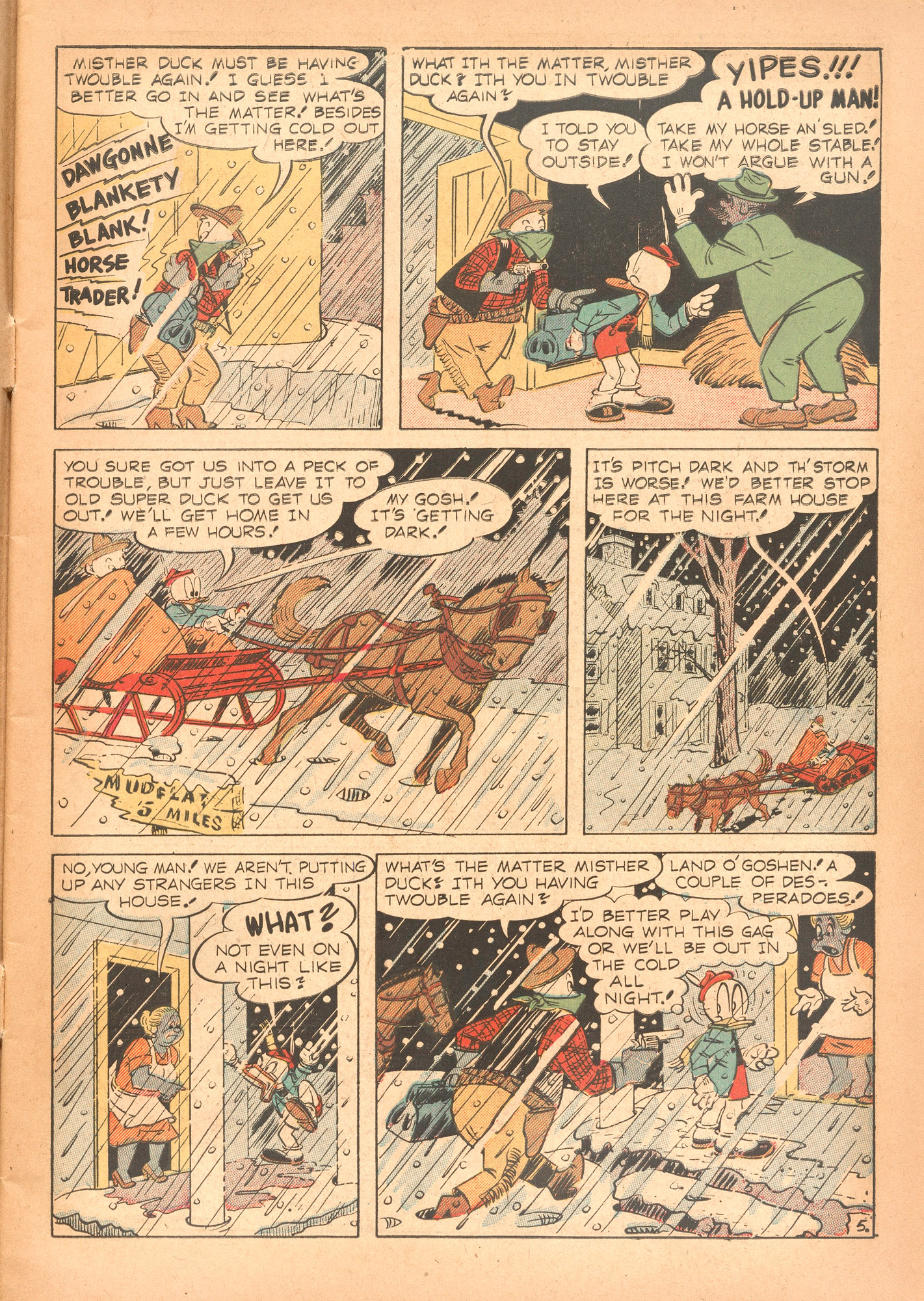 Read online Super Duck Comics comic -  Issue #39 - 7