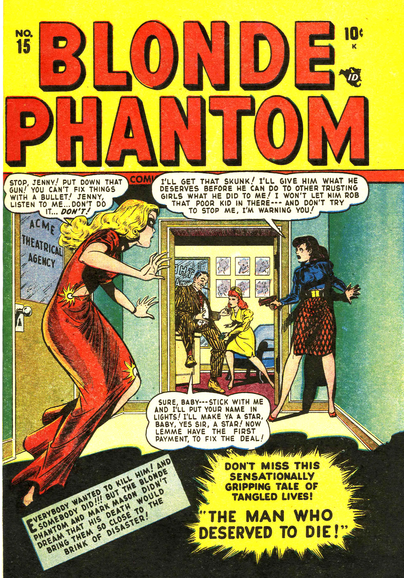 Read online Blonde Phantom Comics comic -  Issue #15 - 1