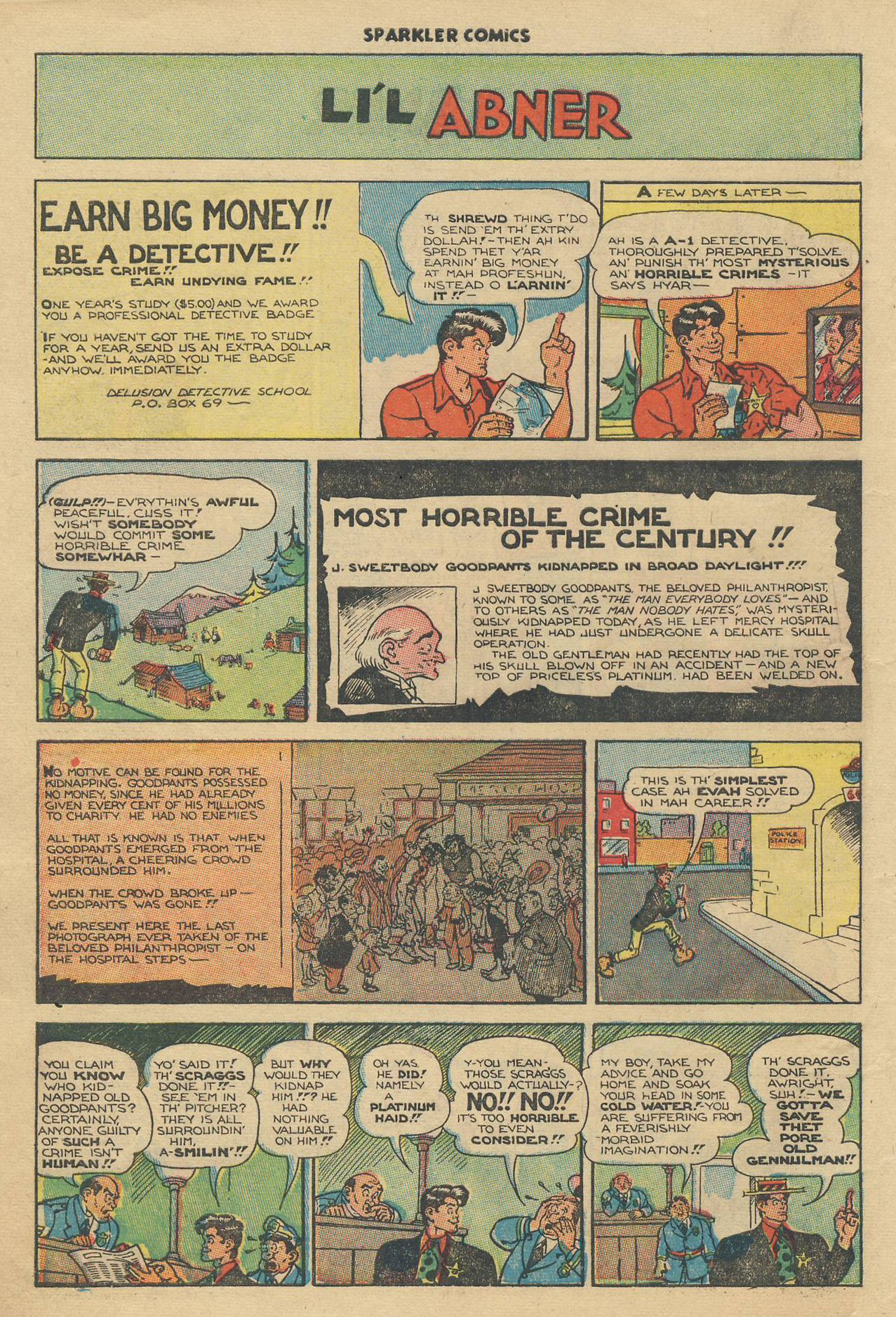 Read online Sparkler Comics comic -  Issue #60 - 12