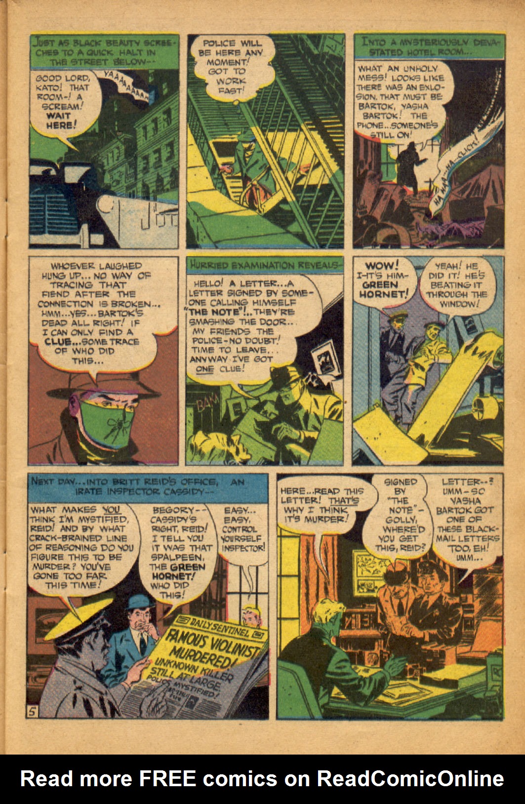 Read online Green Hornet Comics comic -  Issue #28 - 7