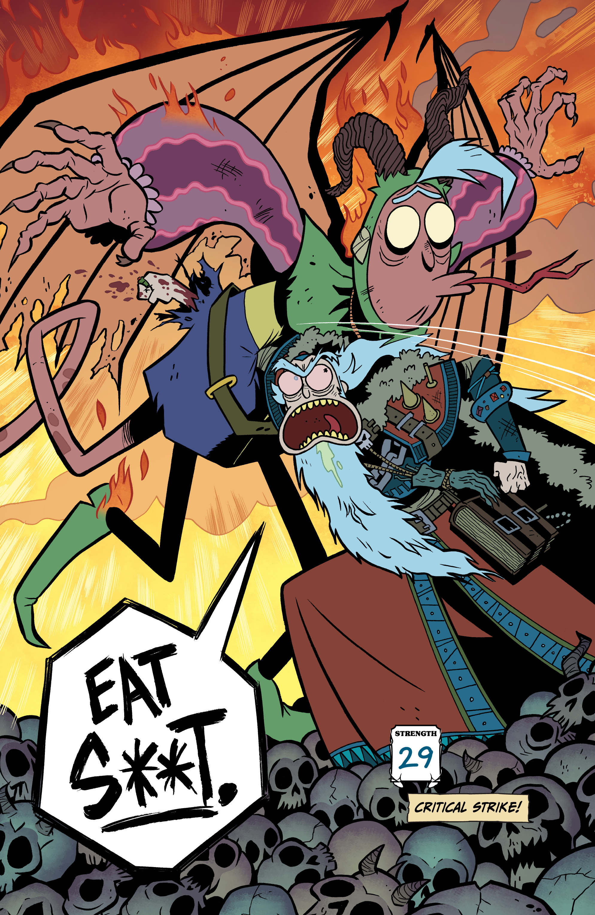 Read online Rick and Morty vs. Dungeons & Dragons II: Painscape comic -  Issue #4 - 18