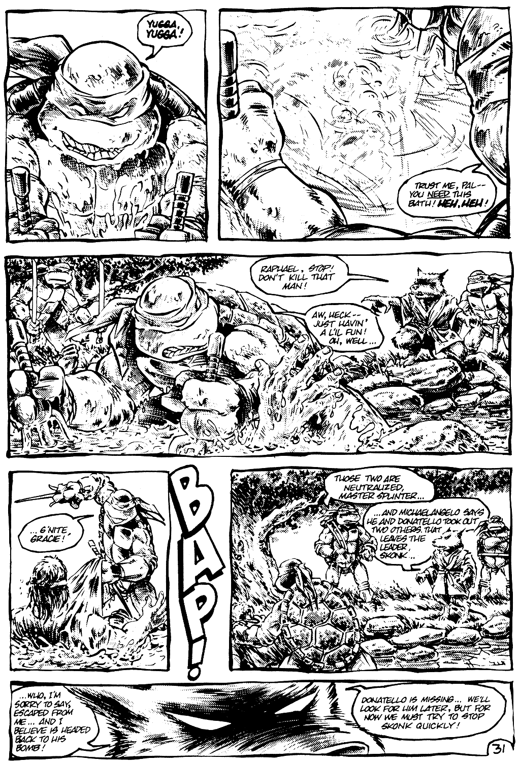 Read online Teenage Mutant Ninja Turtles (1984) comic -  Issue #12 - 30