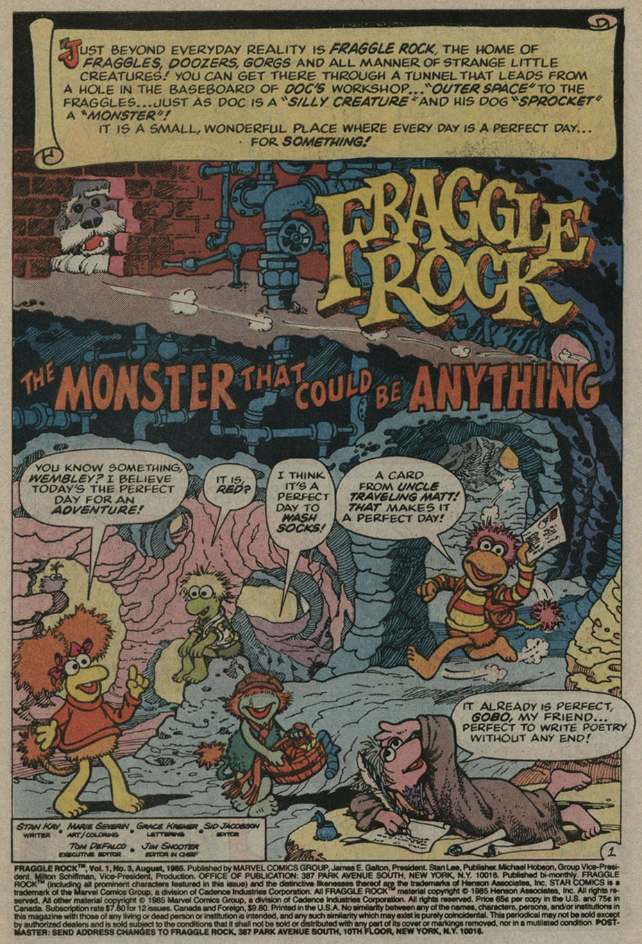 Read online Fraggle Rock comic -  Issue #3 - 3