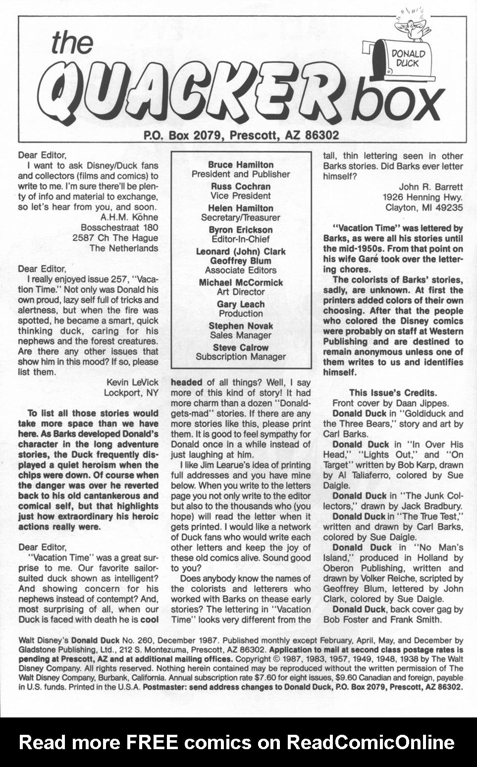 Read online Walt Disney's Donald Duck (1986) comic -  Issue #260 - 2