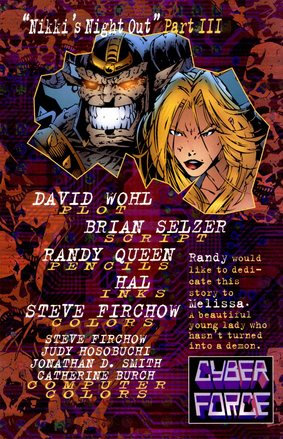 Read online Cyberforce (1993) comic -  Issue #15 - 19