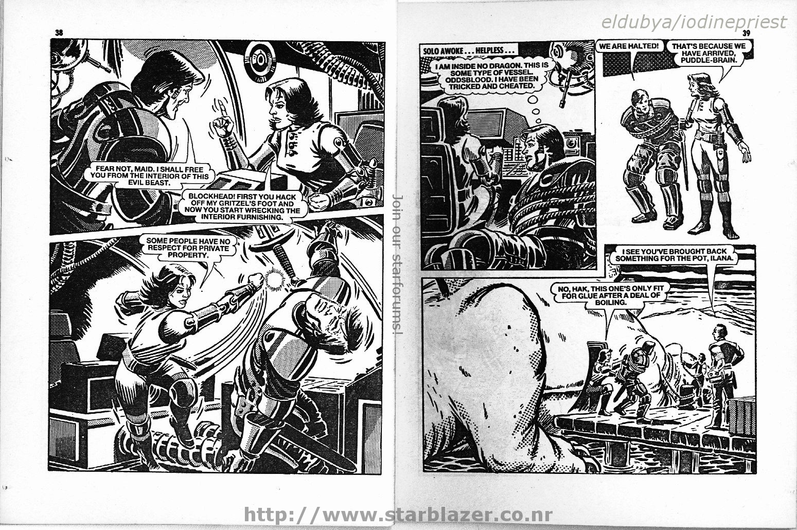 Read online Starblazer comic -  Issue #202 - 21