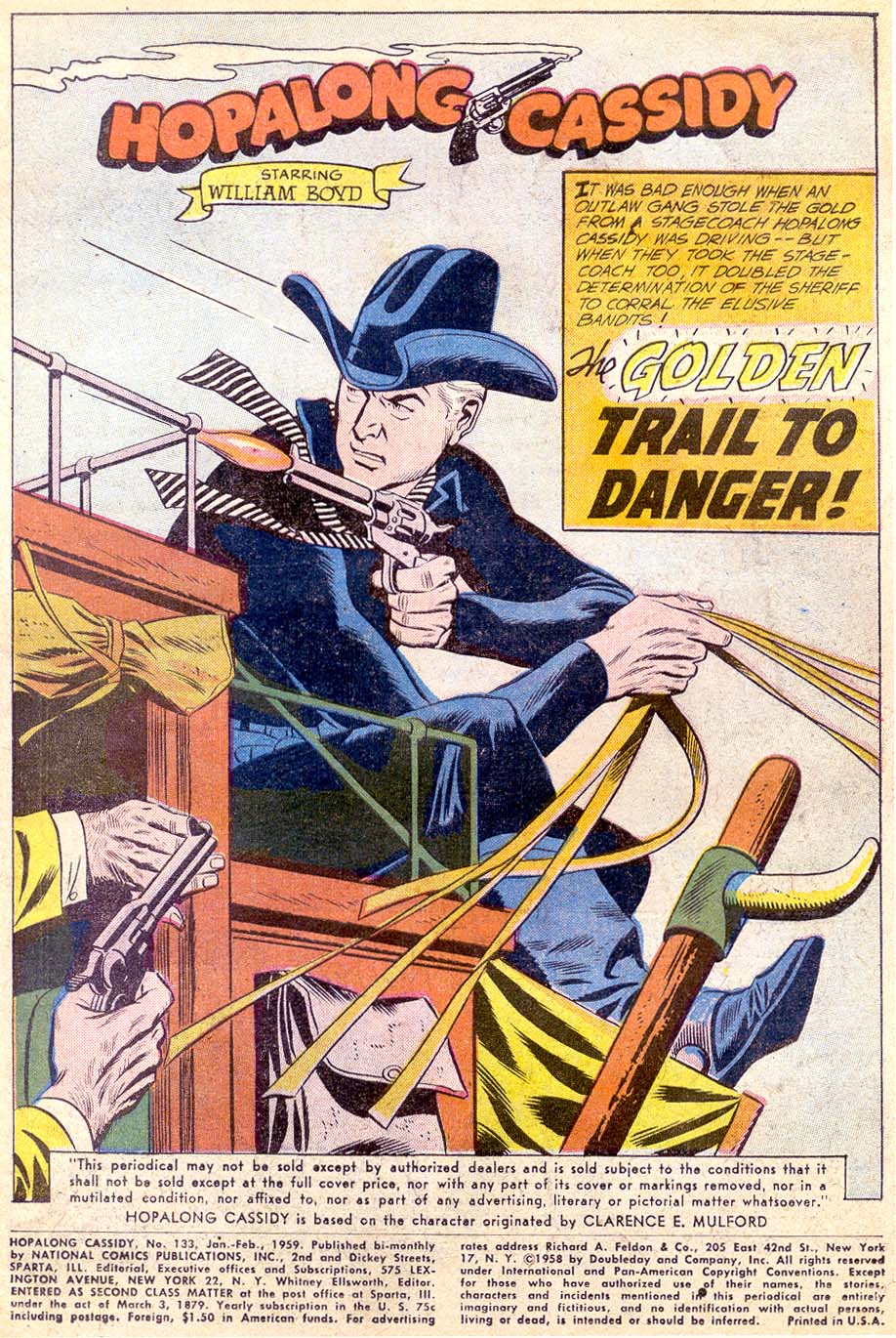 Read online Hopalong Cassidy comic -  Issue #133 - 3