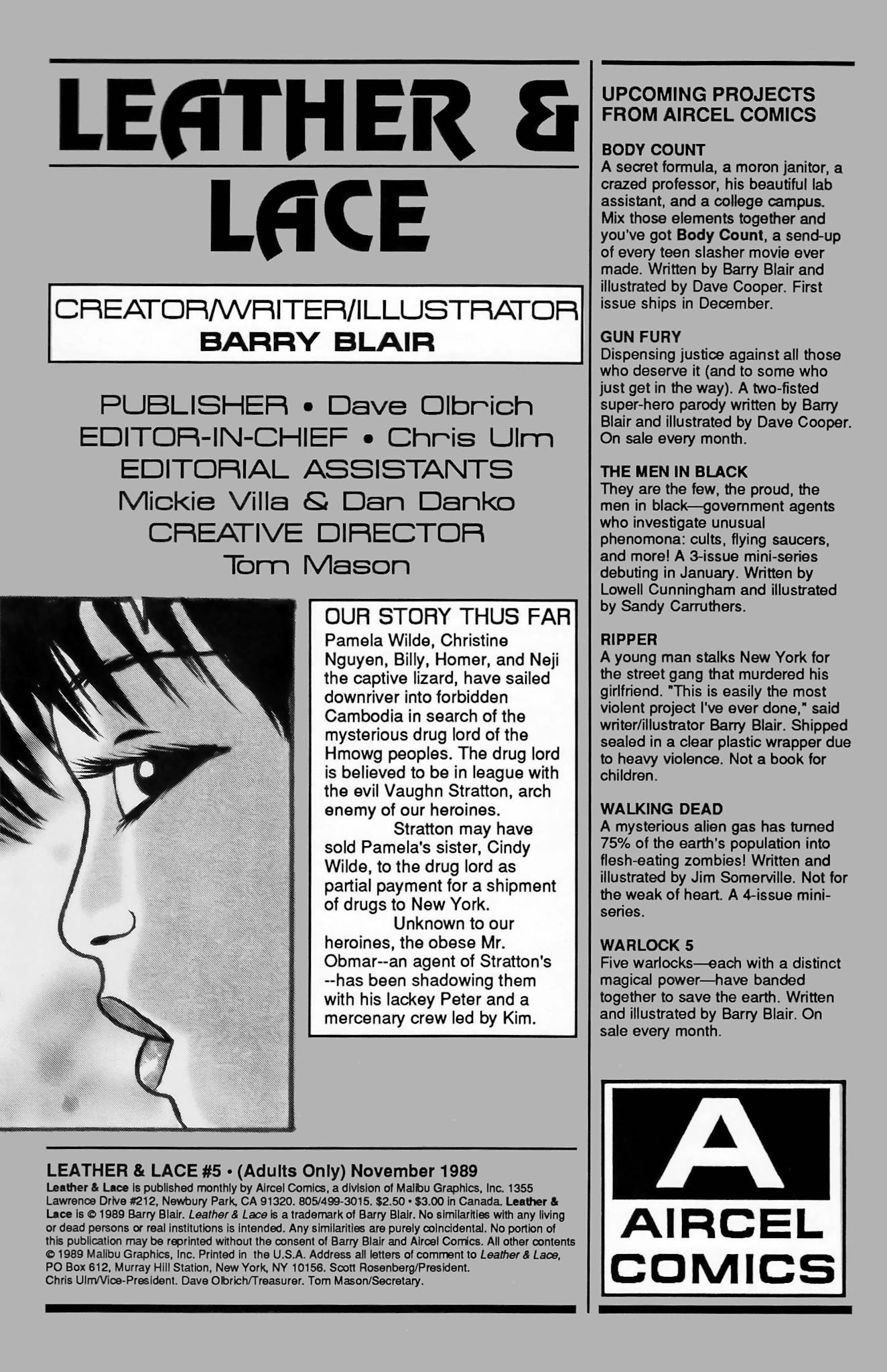 Read online Leather & Lace (1989) comic -  Issue #5 - 3