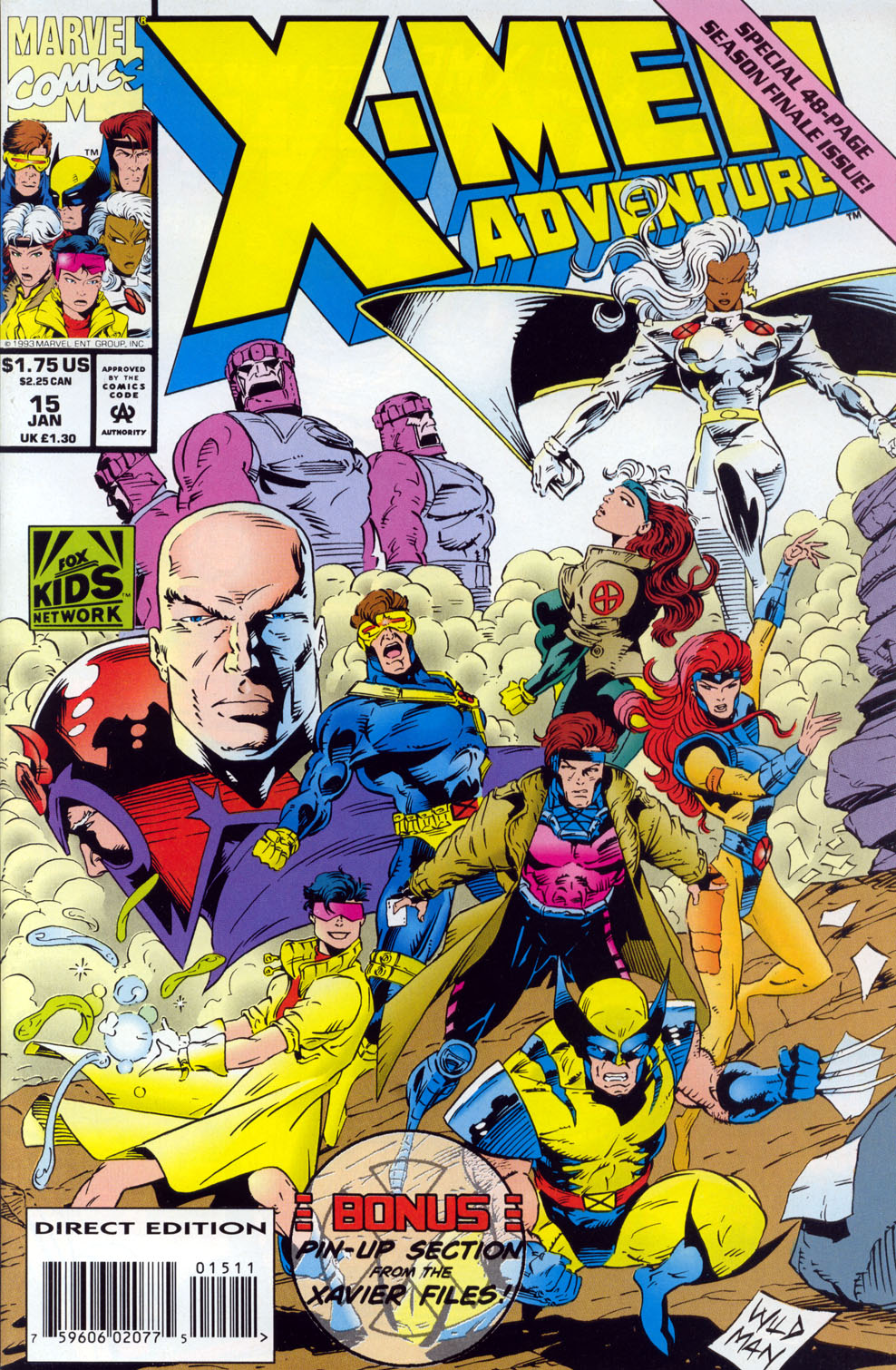 X-Men Adventures (1992) issue 15 - Page 1
