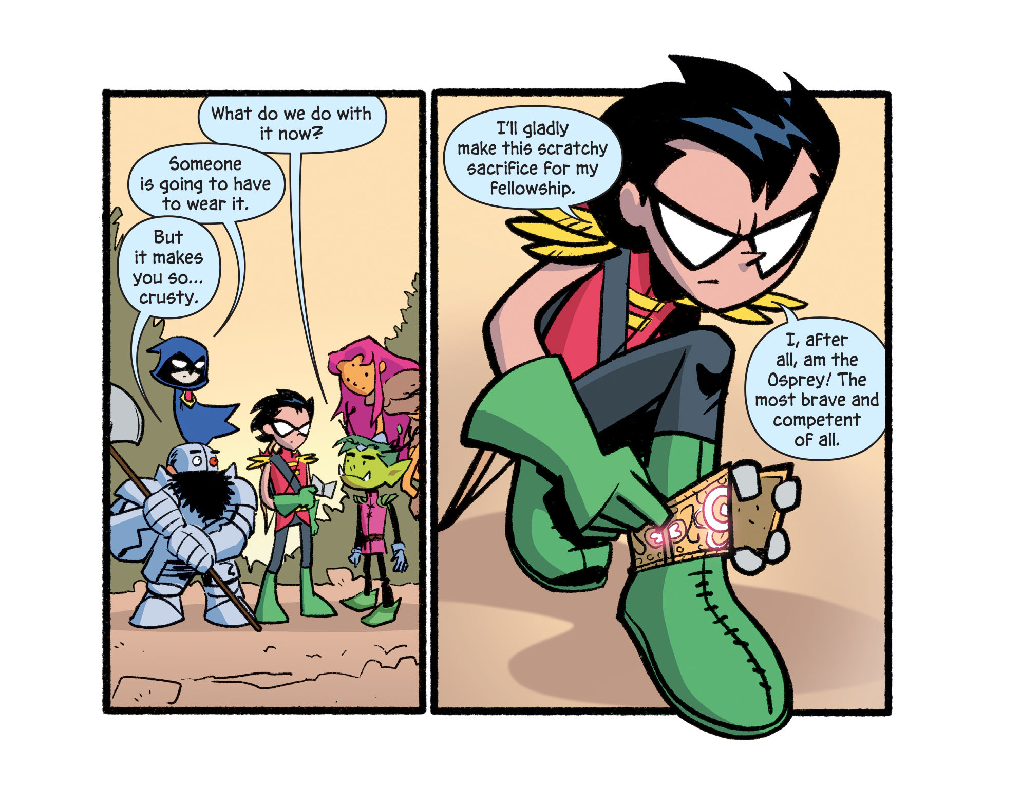 Read online Teen Titans Go! Roll With It! comic -  Issue #7 - 8