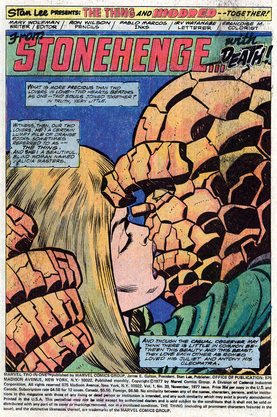 Marvel Two-In-One (1974) issue 33 - Page 2
