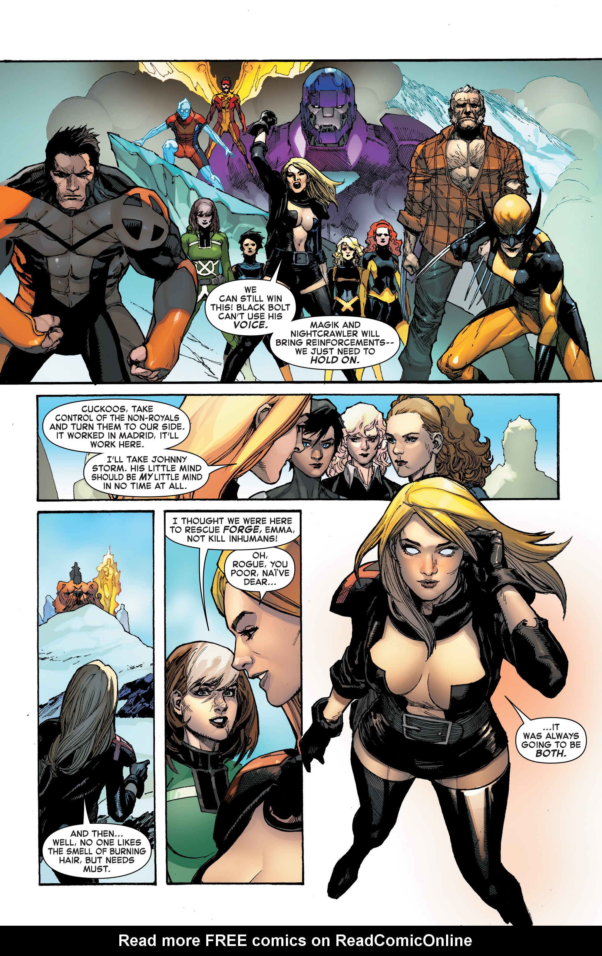 Read online Inhumans Vs. X-Men comic -  Issue #6 - 6