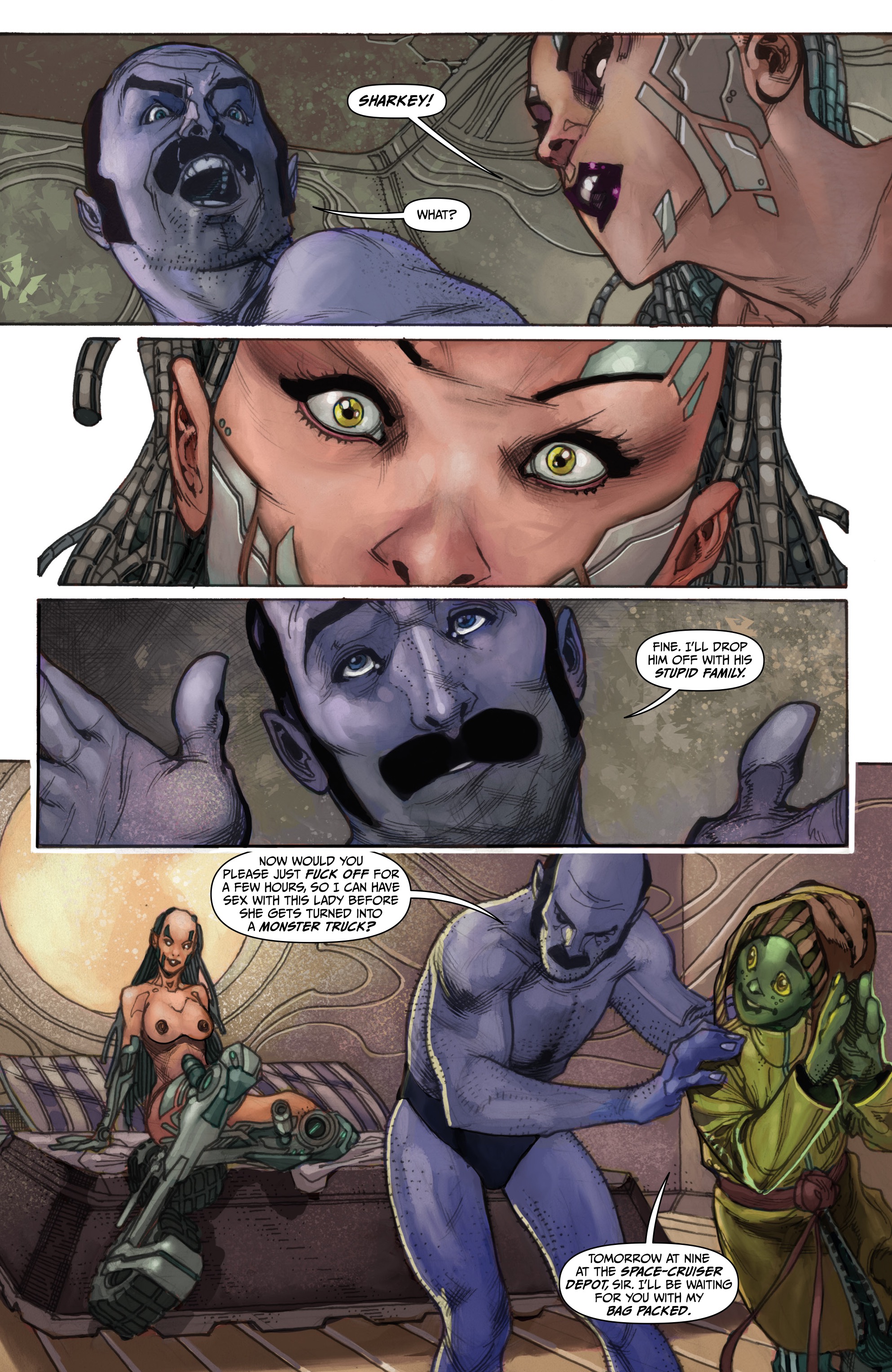 Read online Sharkey the Bounty Hunter comic -  Issue # _TPB (Part 1) - 17