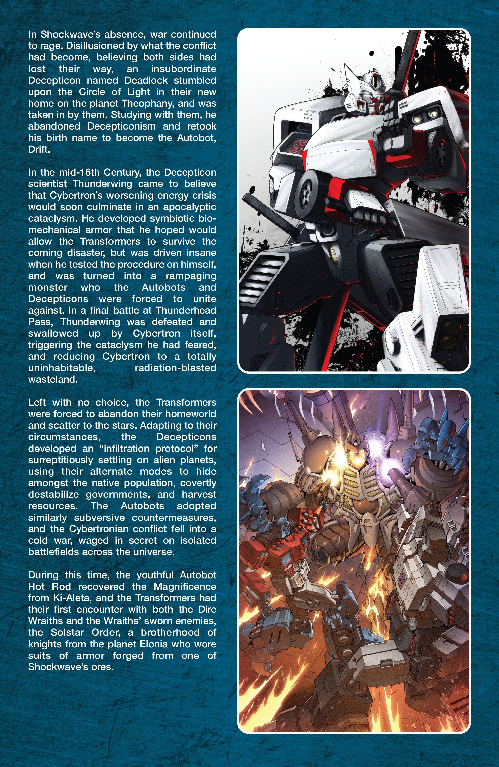 Read online Transformers: Historia comic -  Issue # Full - 16