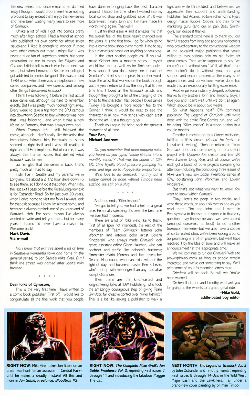 Read online Grimjack: Killer Instinct comic -  Issue #6 - 28