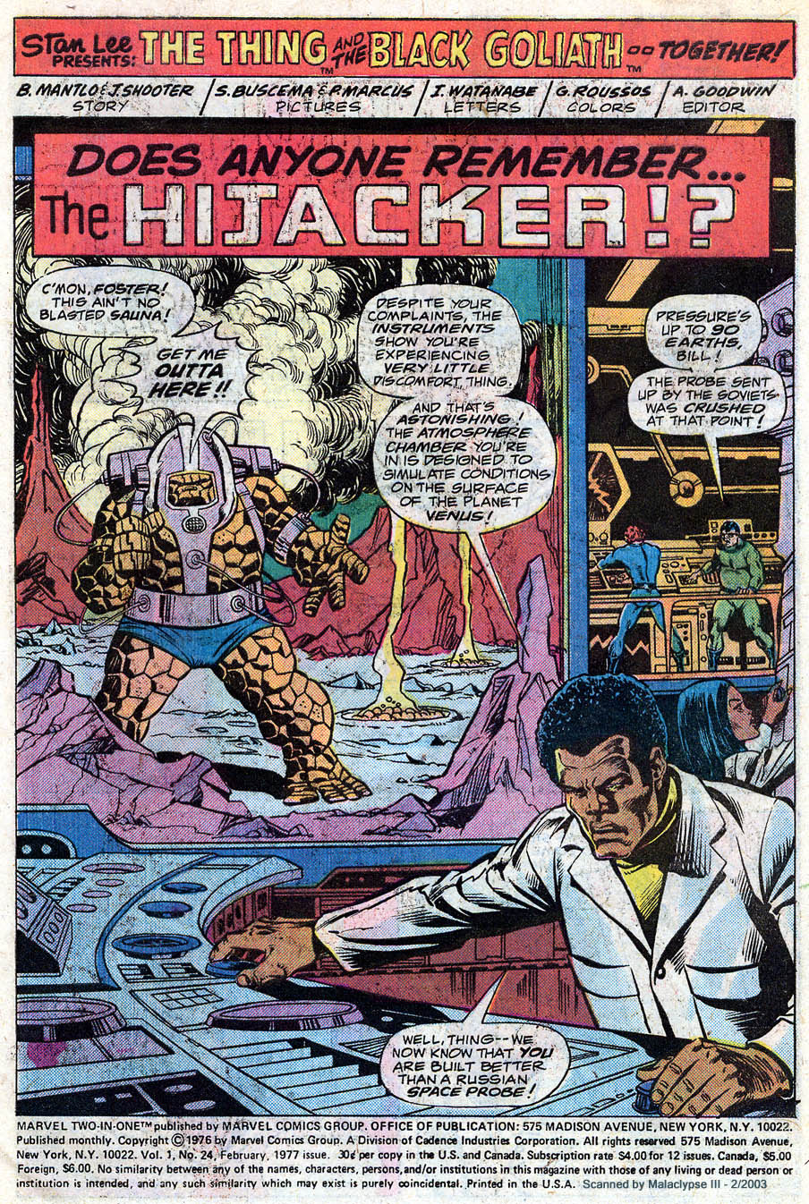 Marvel Two-In-One (1974) issue 24 - Page 2
