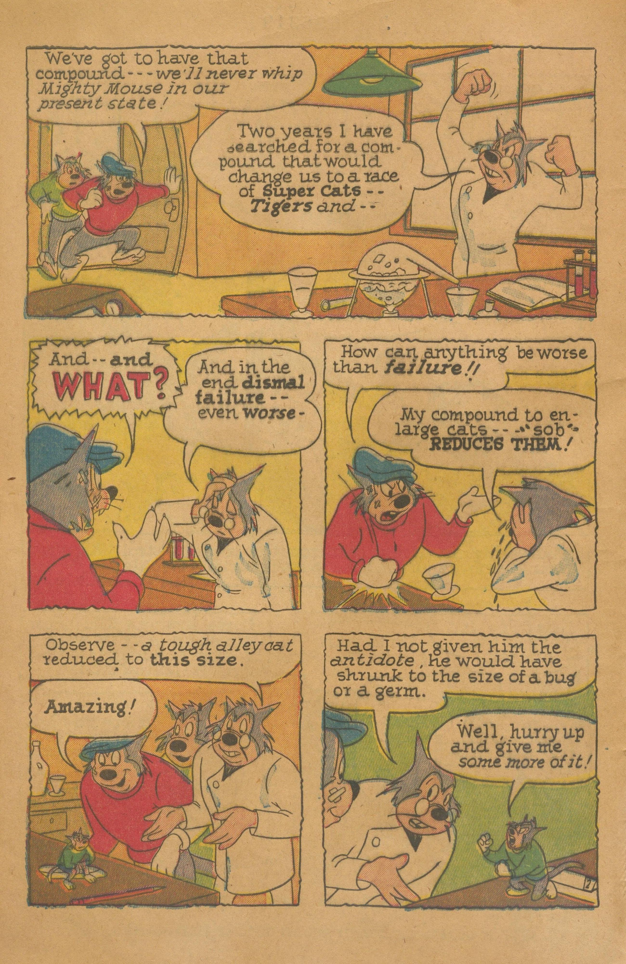Read online Paul Terry's Mighty Mouse Comics comic -  Issue #70 - 4
