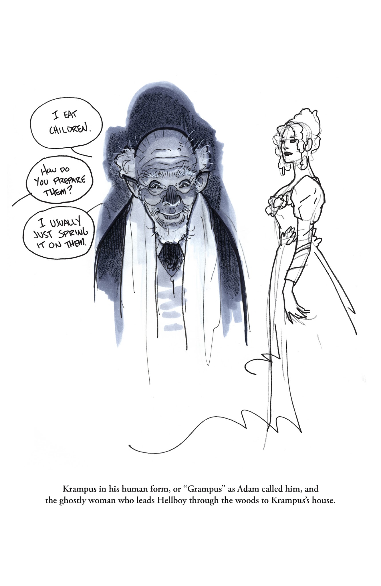 Read online Hellboy: Krampusnacht comic -  Issue # Full - 32