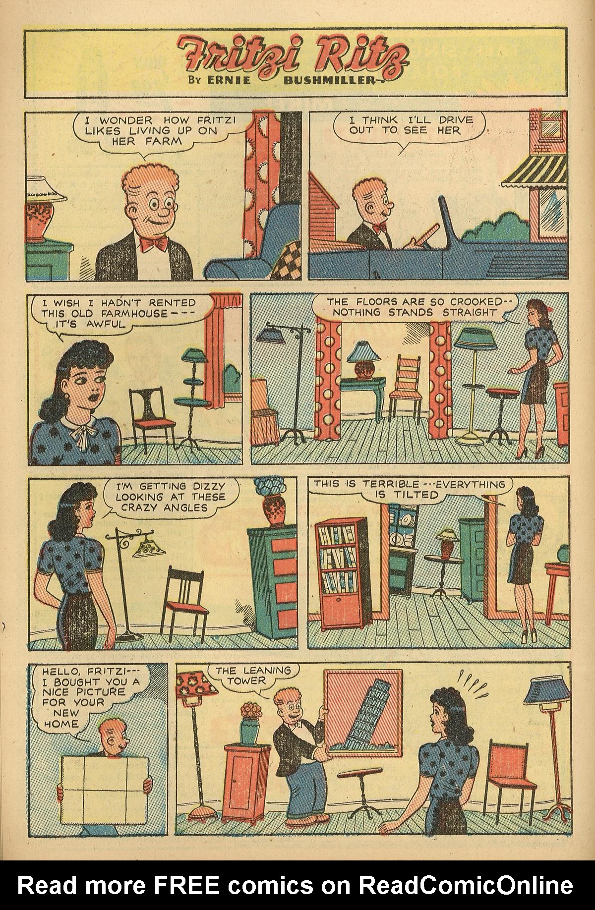 Read online Fritzi Ritz (1953) comic -  Issue #3 - 8