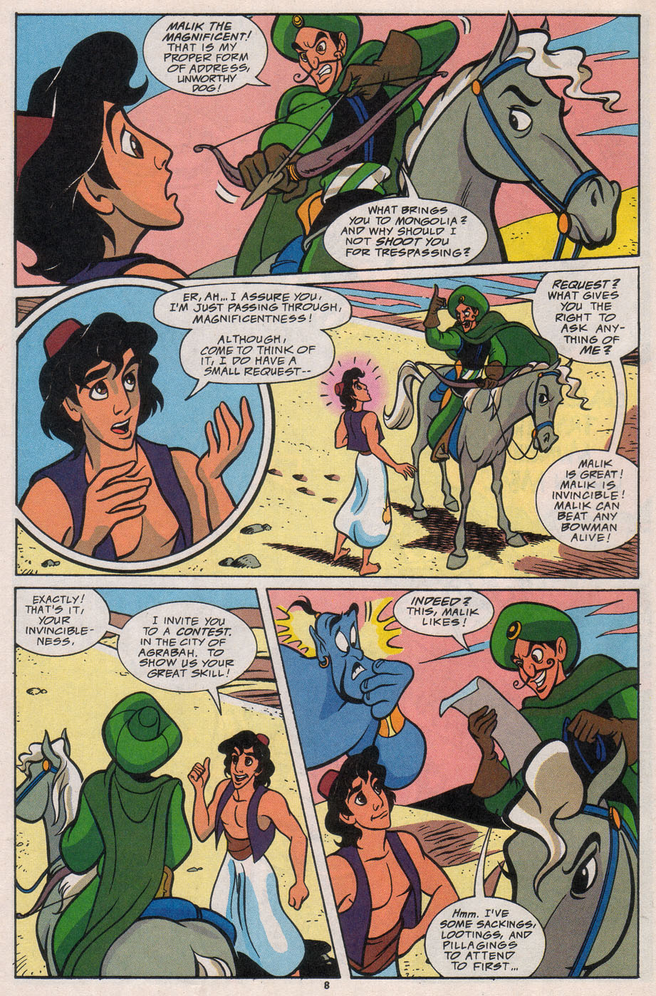 Read online Disney's Aladdin comic -  Issue #9 - 10