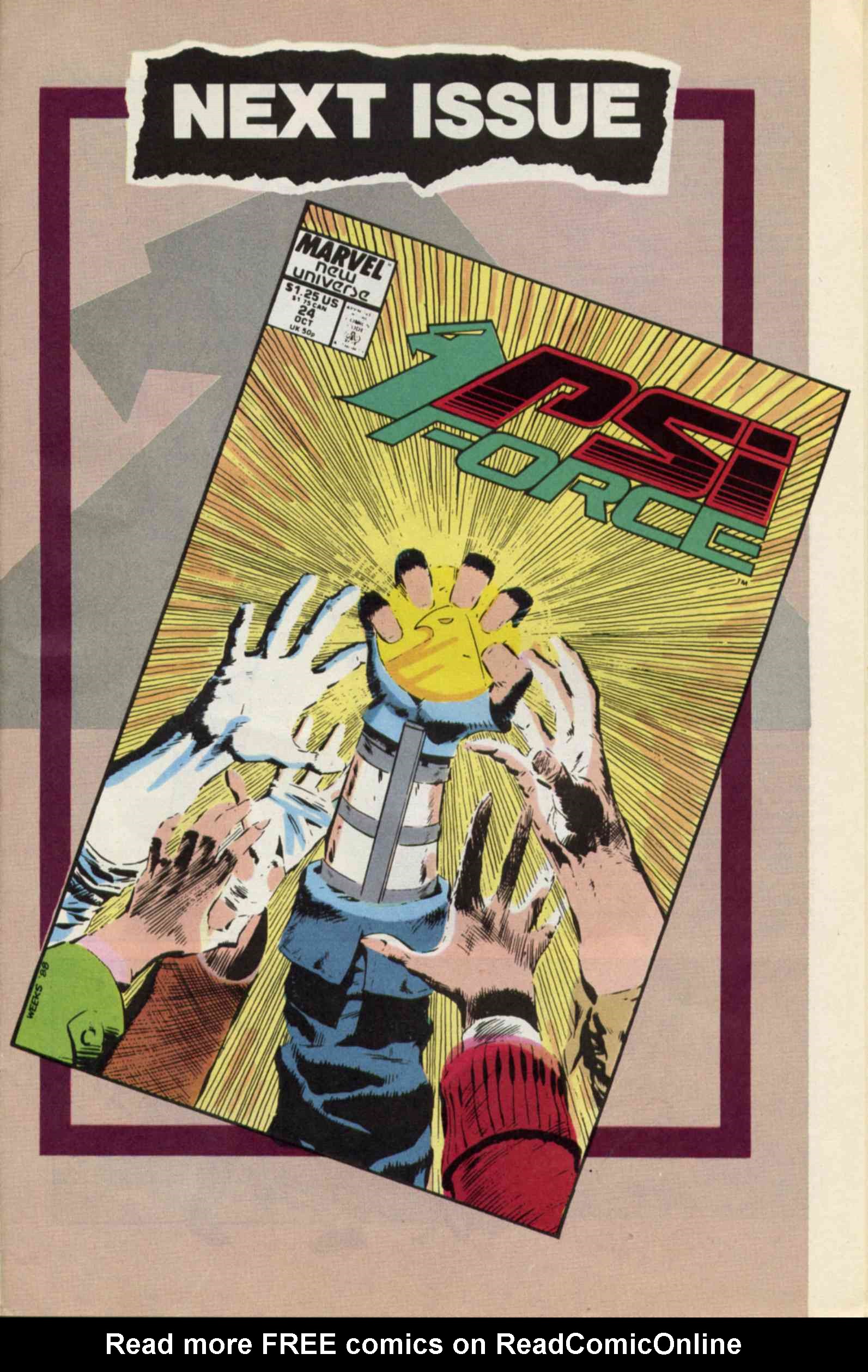 Read online Psi-Force comic -  Issue #23 - 25